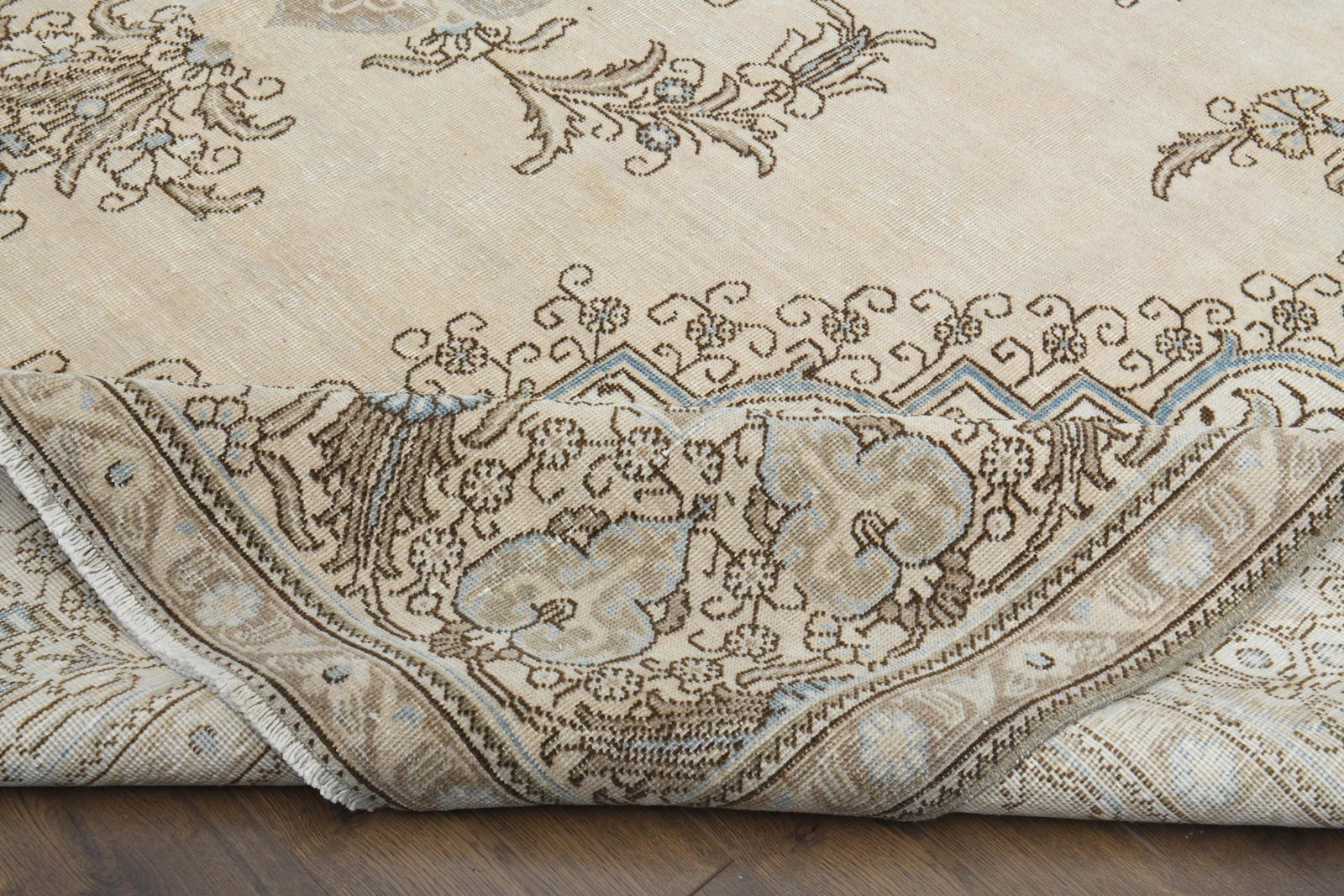 9.5x12.9 ft Oversized Rug, Vintage - 5