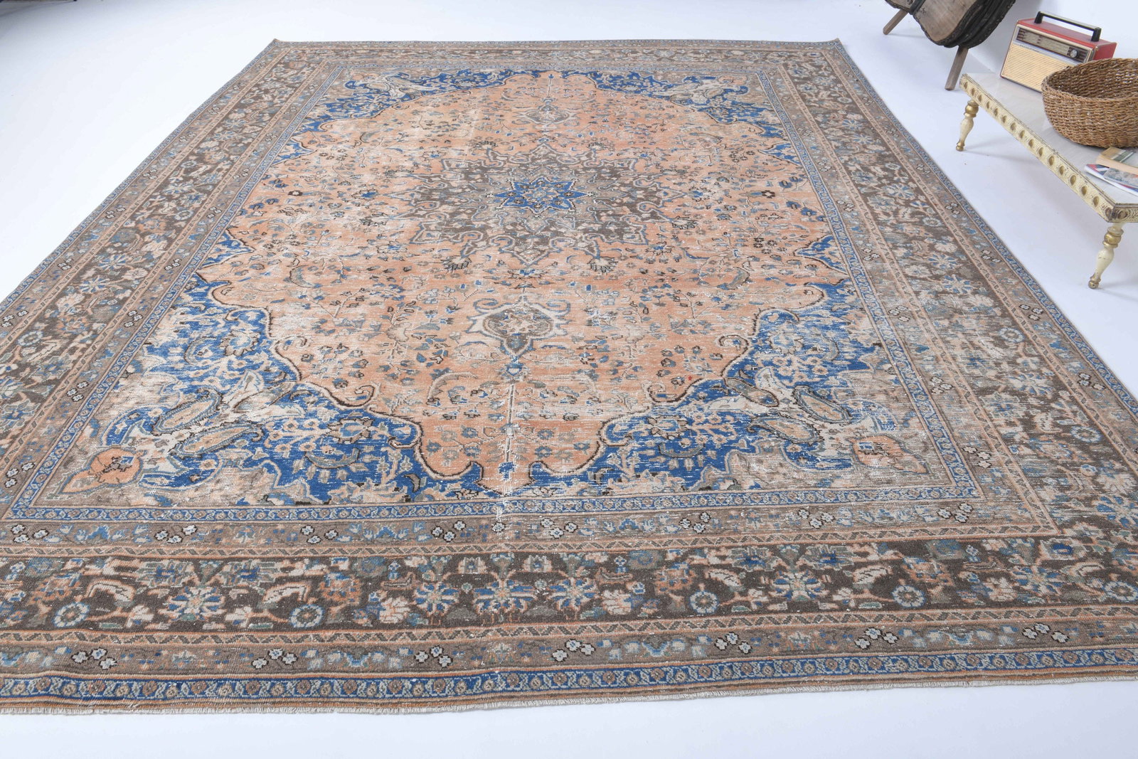 9.7x12 ft, VINTAGE Rug, PERSIAN - 6