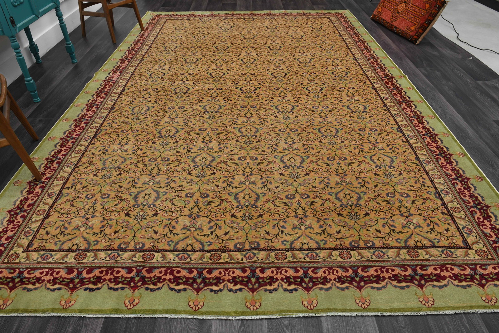 8.5x13 ft, VINTAGE OVERSIZED RUG - 2