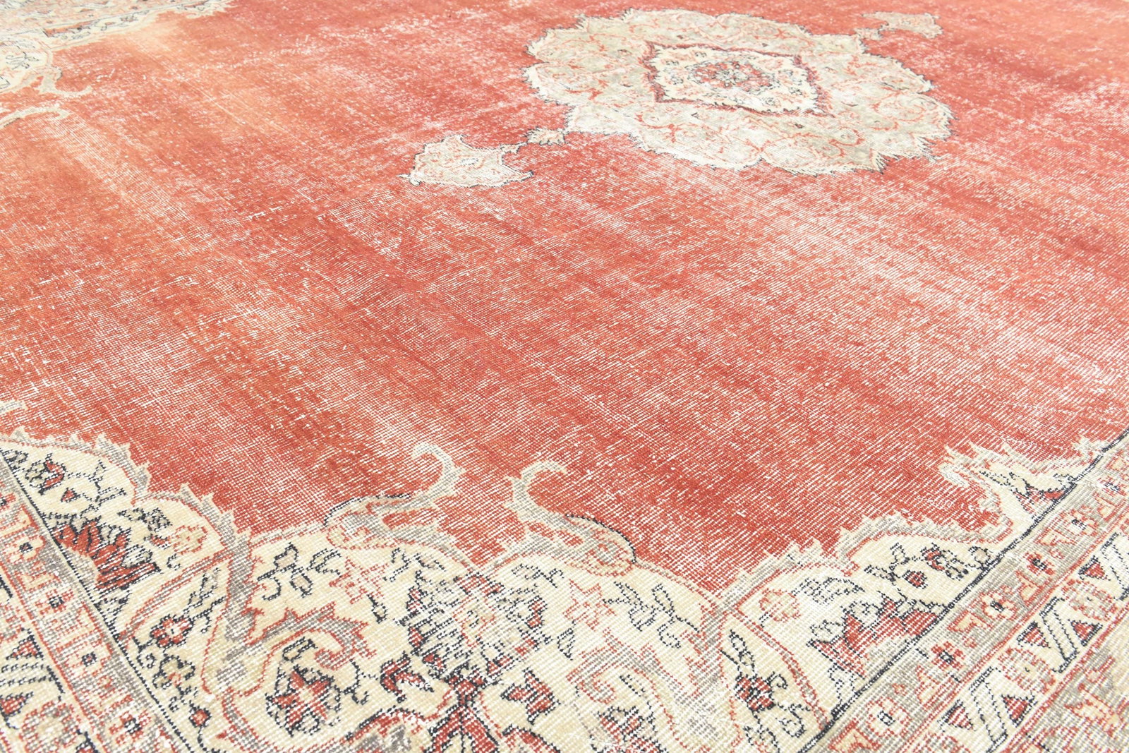 8.6x11.5 ft, ORANGE BEIGE TURKISH - 9