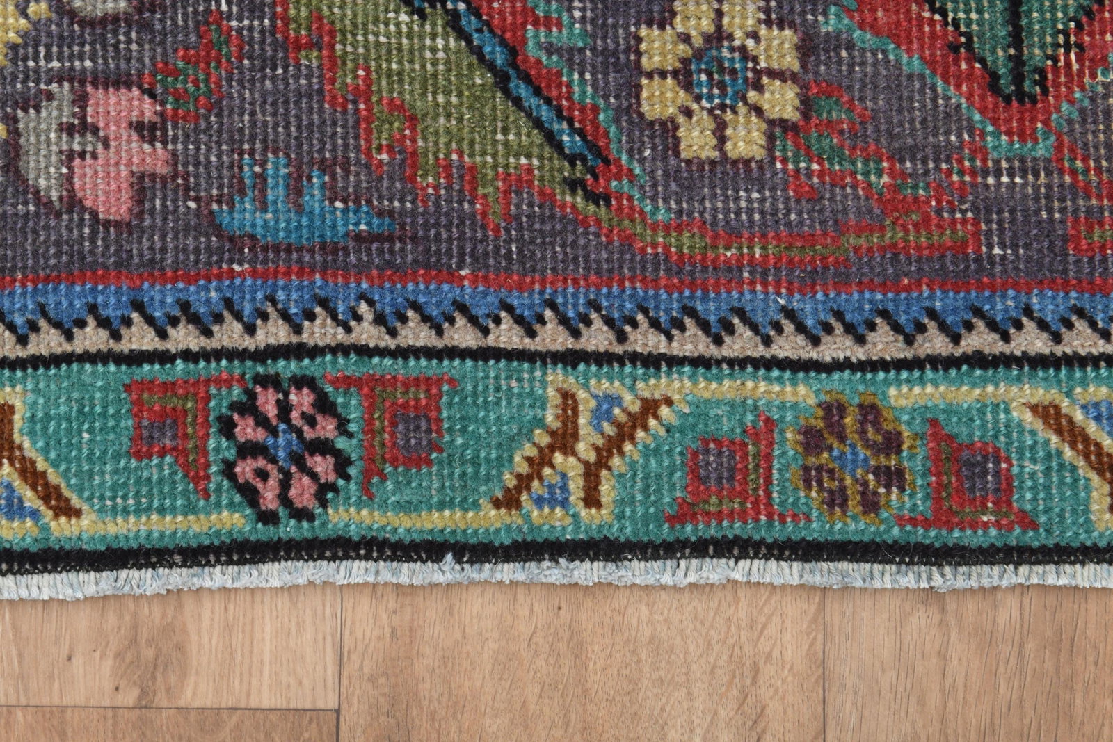9.5x12.7 ft, Persian Rug, Pink Modern Rug - 4
