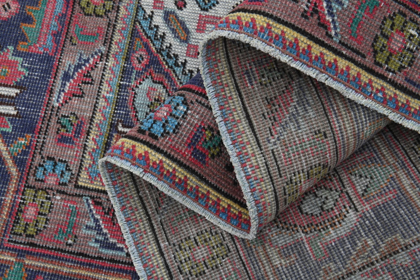 7.6x11 VINTAGE PERSIAN STYLE: Title: 7.6x11 VINTAGE PERSIAN STYLE Description: This Turkish one-of-a-kind Anatolian Vintage Rug is hand-knotted and handwoven by the most skilled artisans who use pure wool, in muted, natural tones,