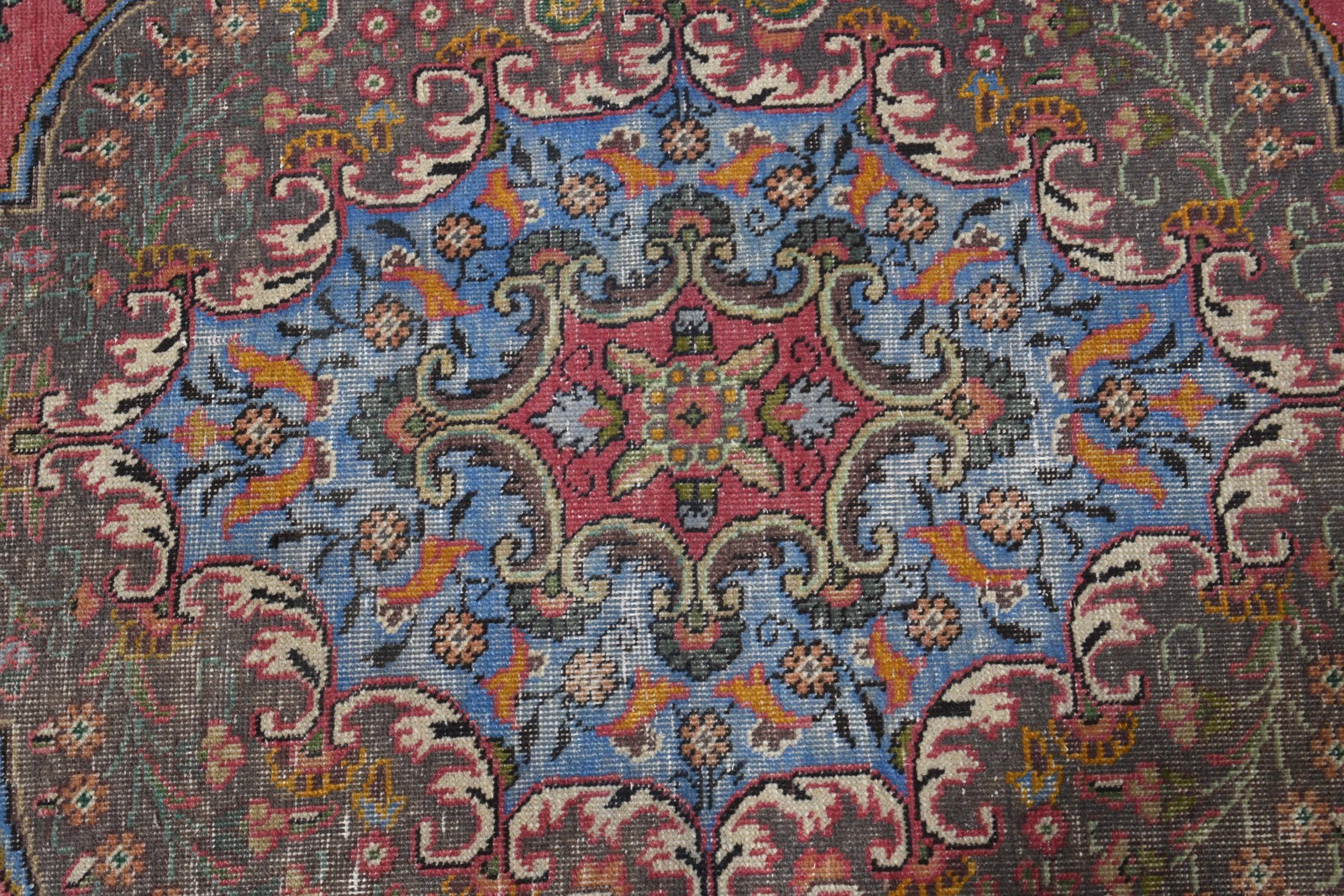 9'2x12'8 ft, VINTAGE TURKISH RUG - 4