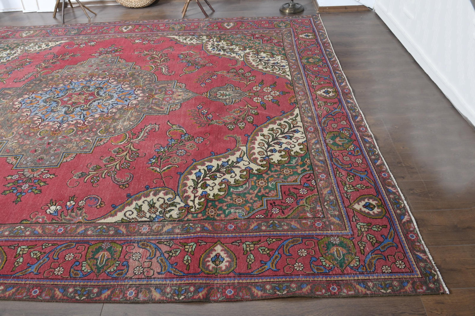 9'2x12'8 ft, VINTAGE TURKISH RUG - 5