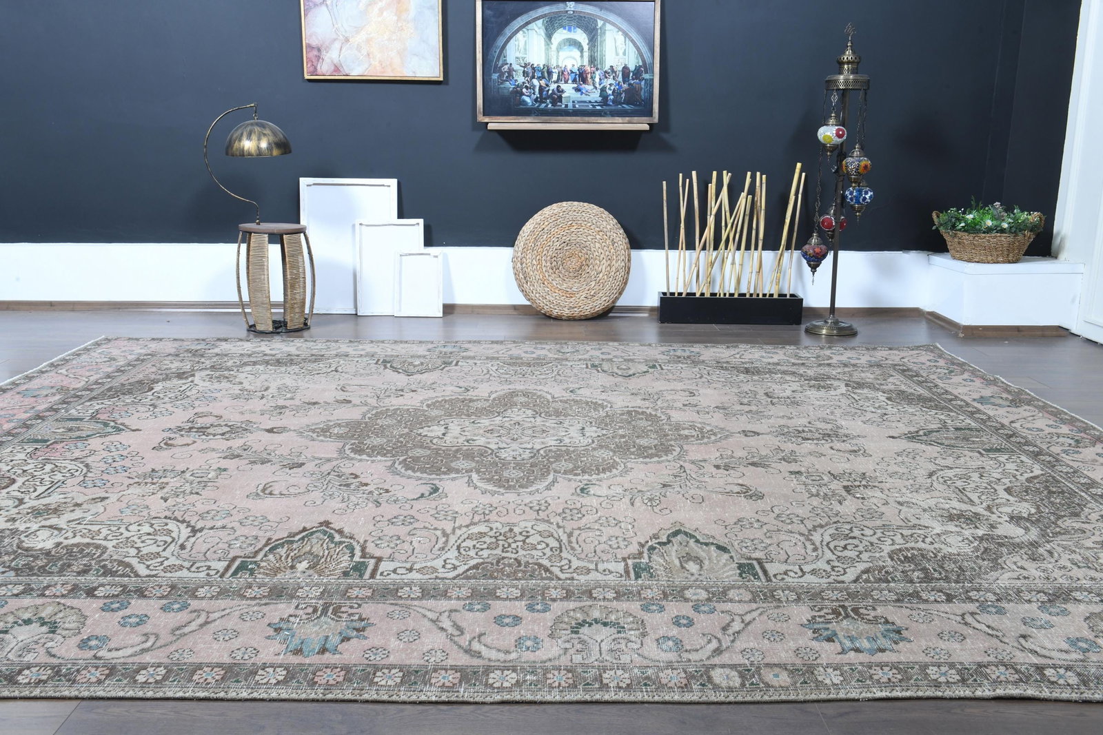 9'7x12'4 ft, OVERSIZED PERSIAN RUG - 9