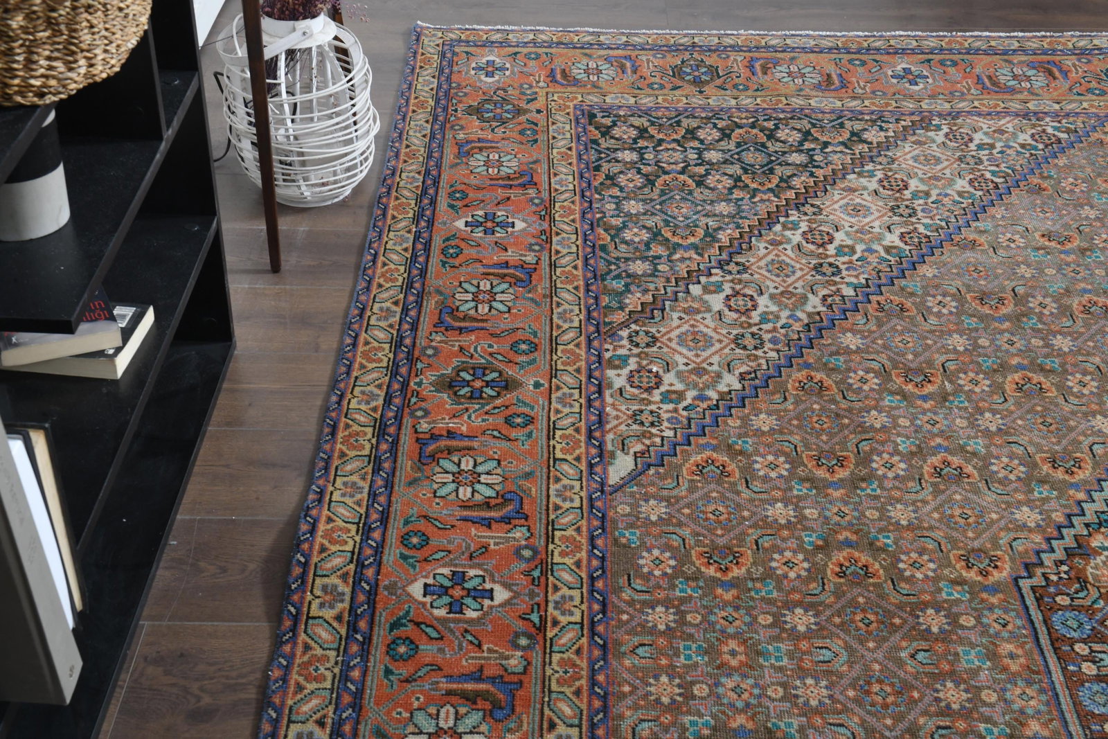 9'7x12'5 ft, VINTAGE PERSIAN RUG, Oversize - 6