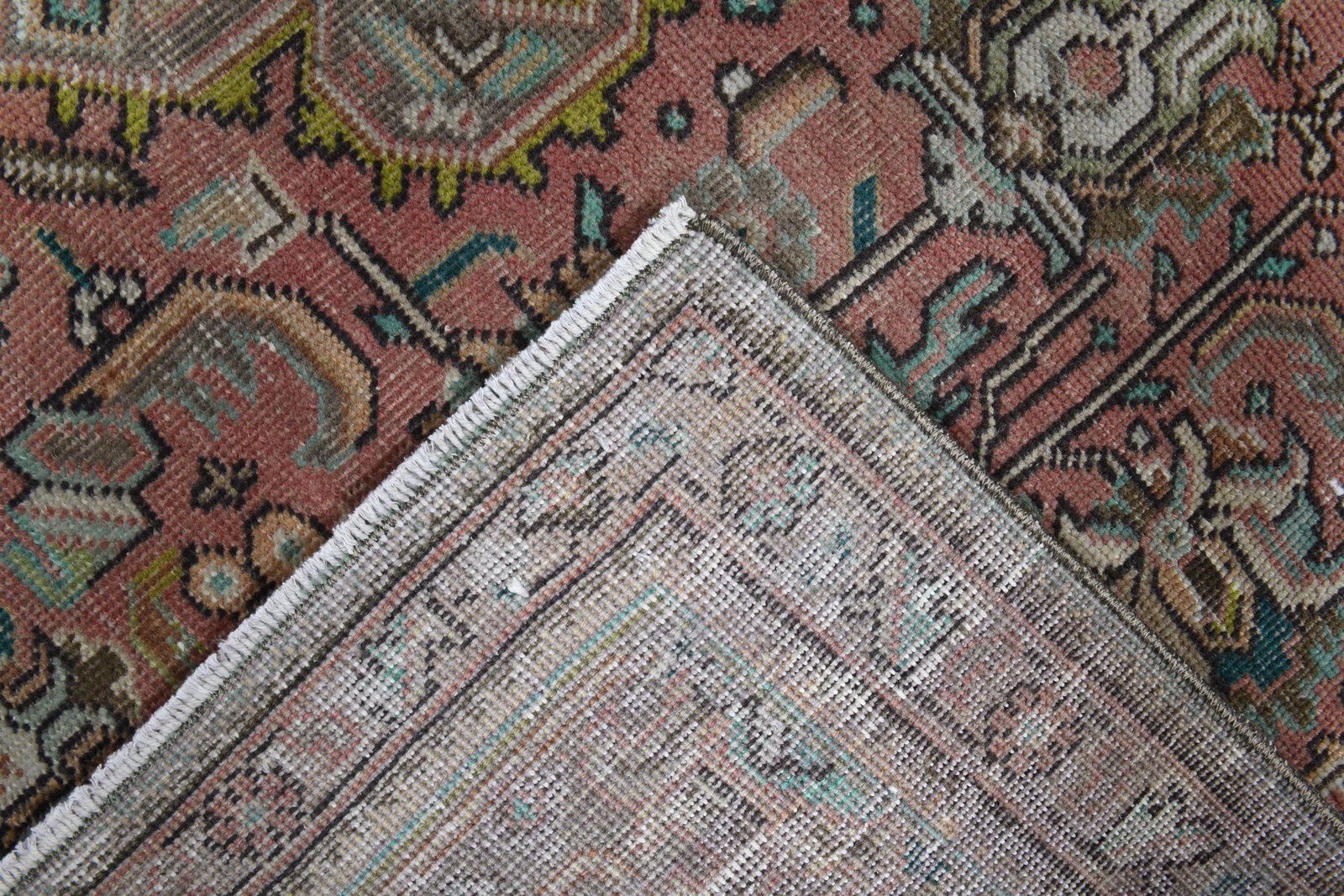 7'9x11 ft, OVERSIZED PERSIAN RUG, Orange Rug, 8x11 Large Area - 3