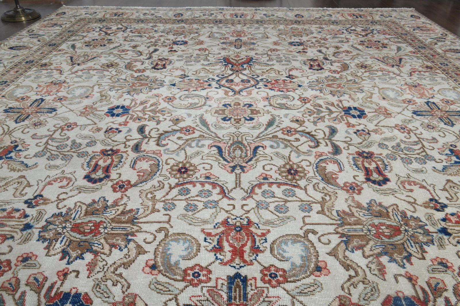 8'8x12'6 ft, BEIGE MINIMALIST RUG, Oversized - 2