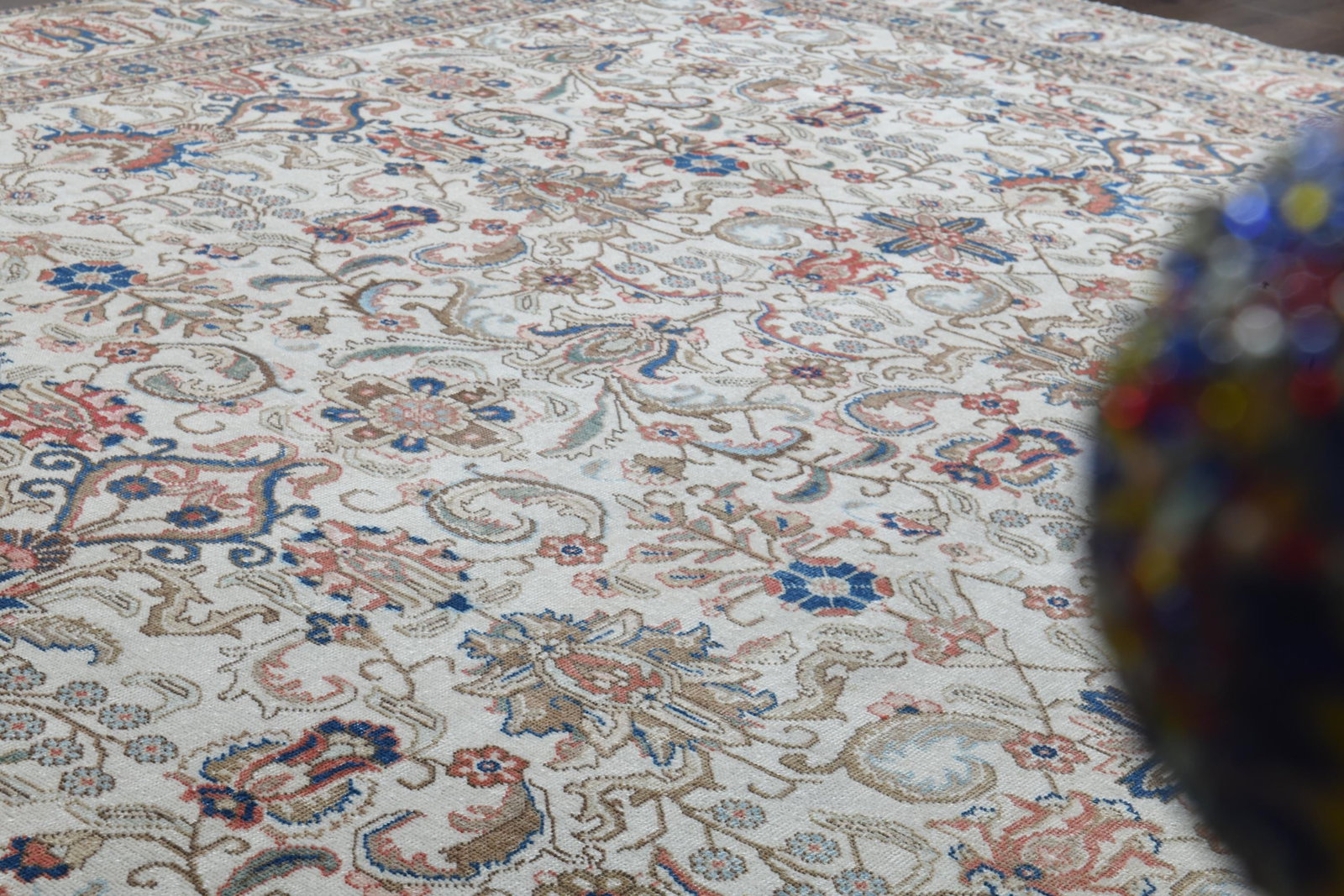 8'8x12'6 ft, BEIGE MINIMALIST RUG, Oversized - 5