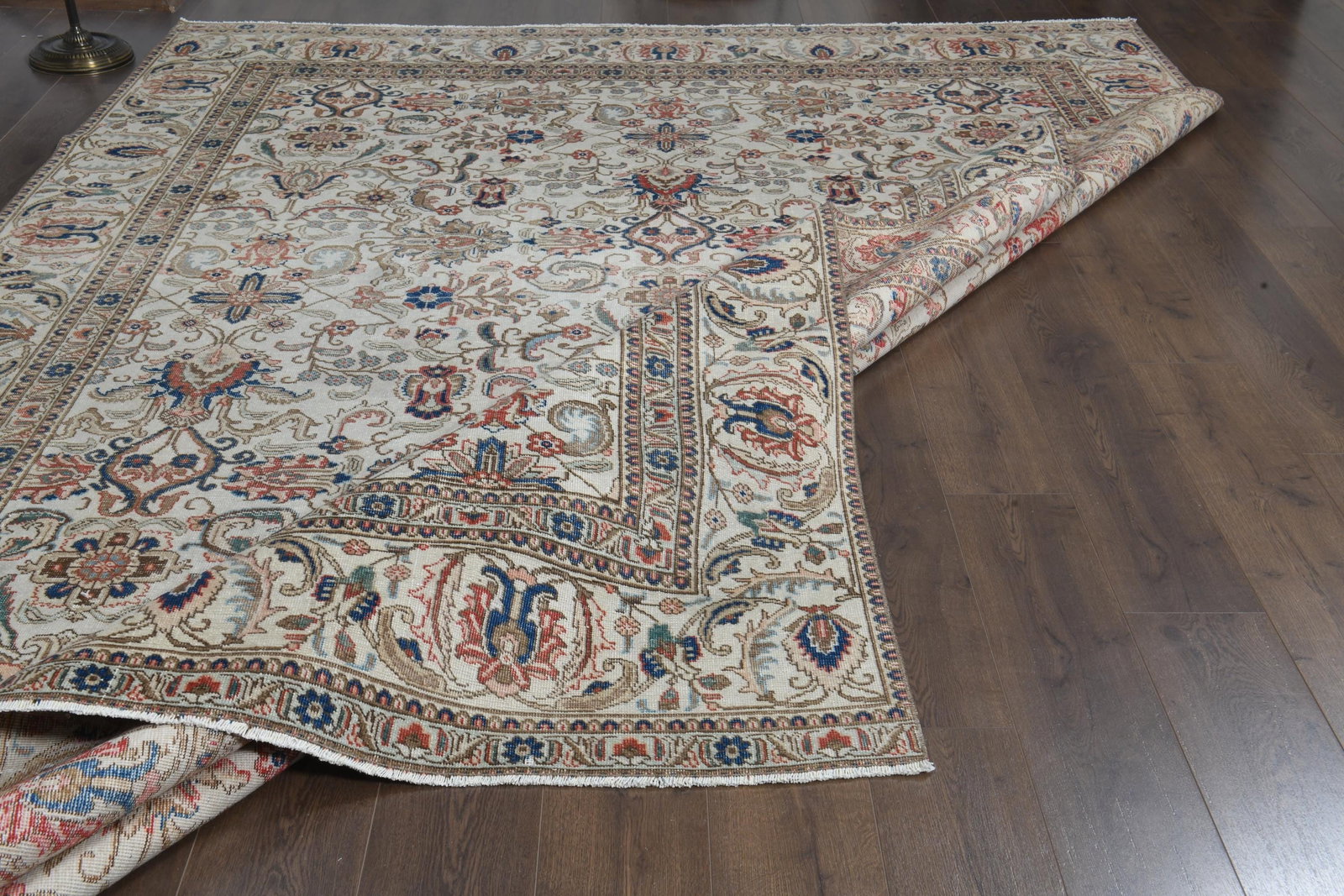 8'8x12'6 ft, BEIGE MINIMALIST RUG, Oversized - 7
