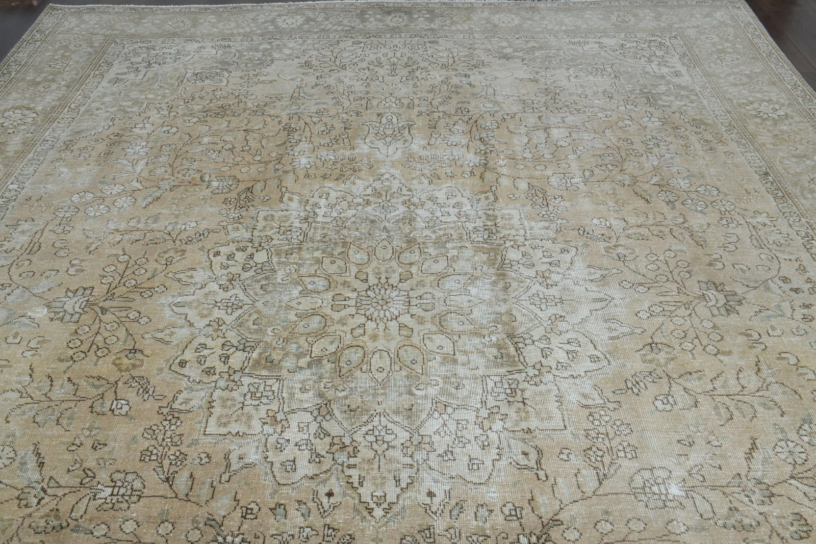 9'3x12'4 ft, VINTAGE PERSIAN RUG - 8