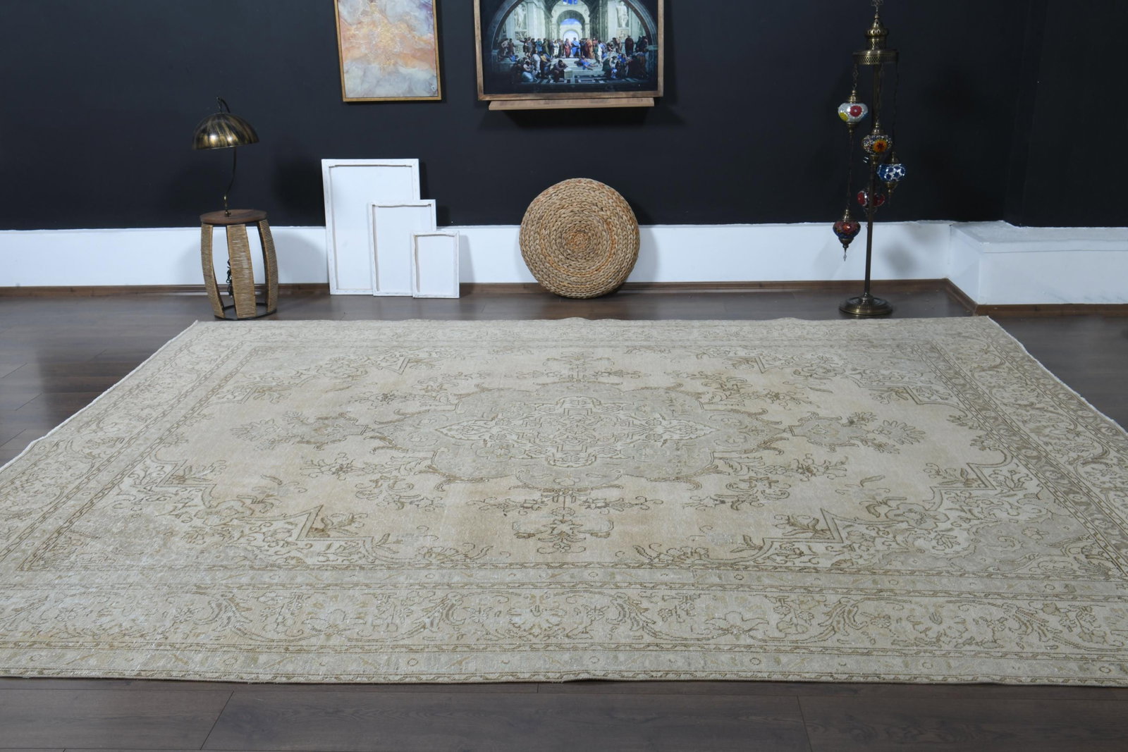 9'4x12'2 ft, NEUTRAL PERSIAN RUG - 9