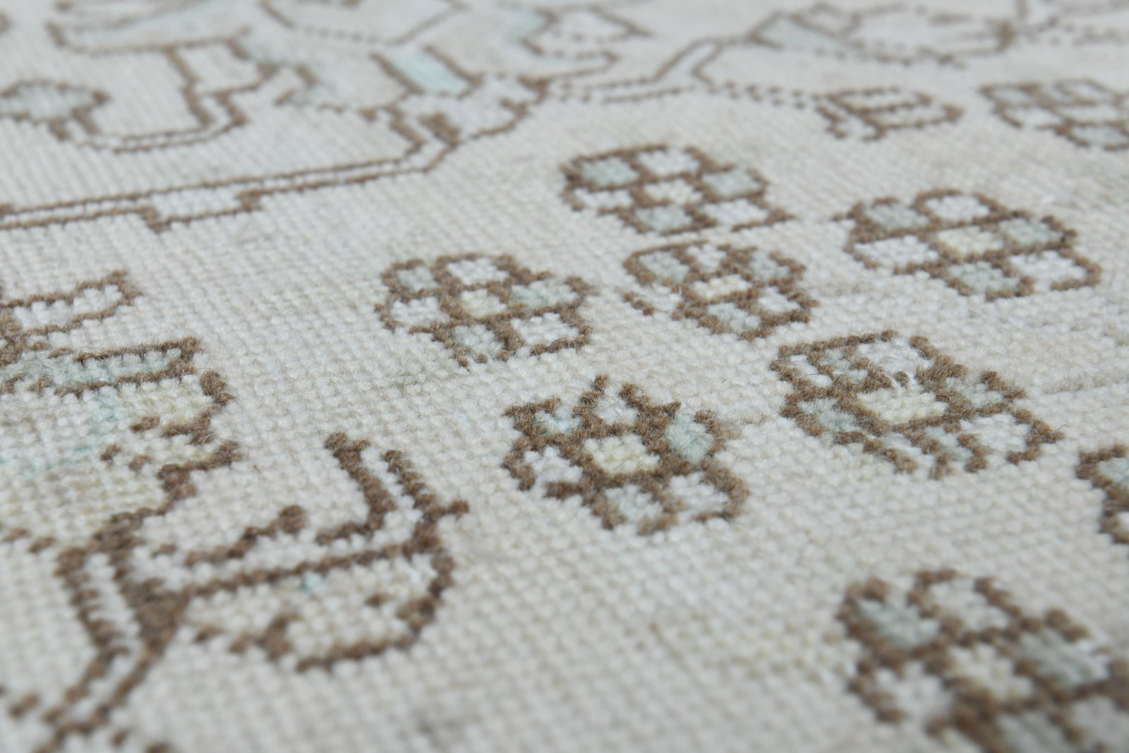 8'2x10'2 ft, FADED PERSIAN RUG - 4