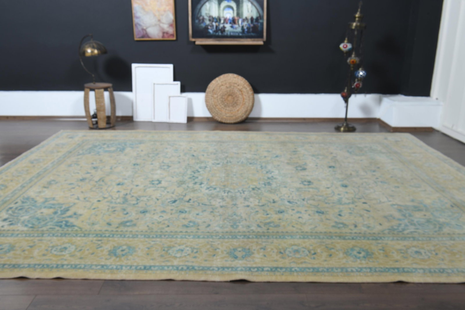9.7x13 ft, PERSIAN ORANGE RUG, Oversized - 9