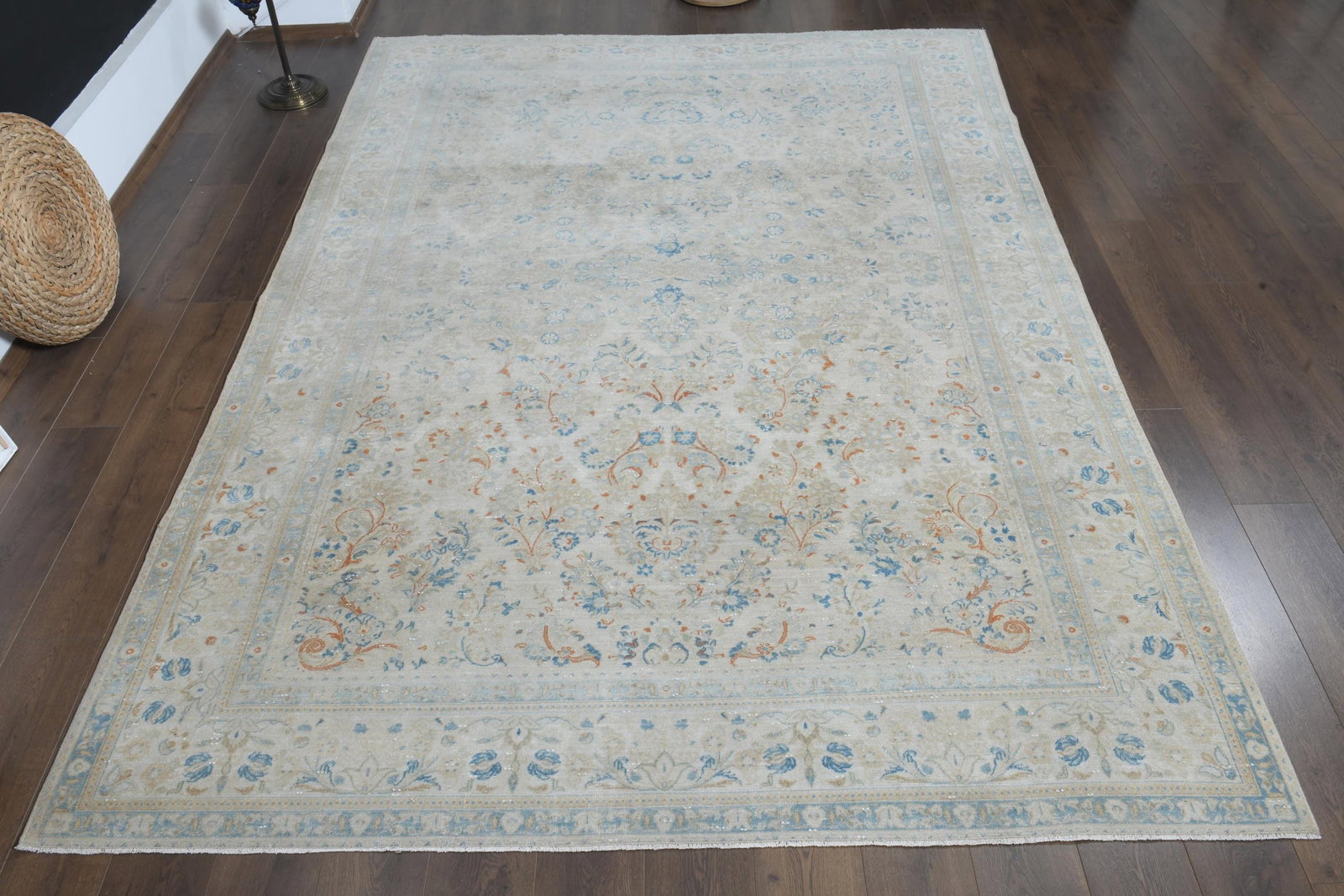 7.7x11.3 ft, LUxURY VINTAGE RUG, Handmade Rug (1 of 9)
