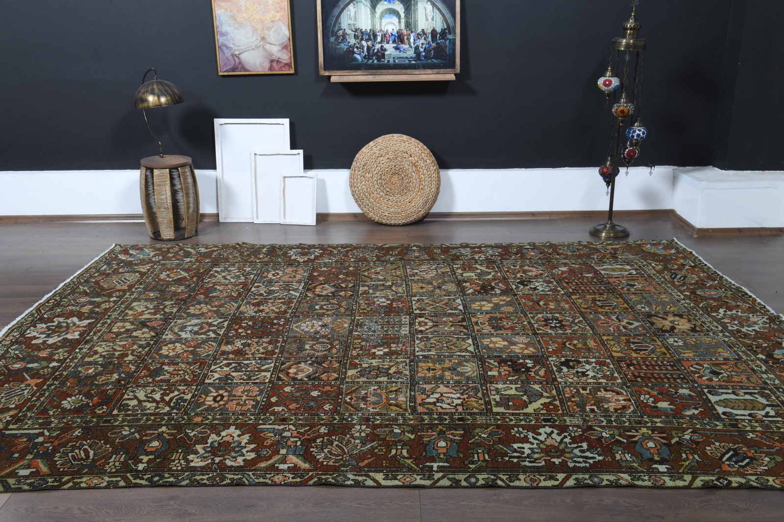 8.7x11.4 ft, PERSIAN MINIMALIST RUG - 9