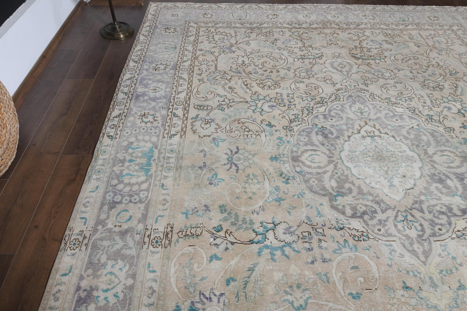 9.8x12.6 ft, NEUTRAL PERSIAN RUG - 8