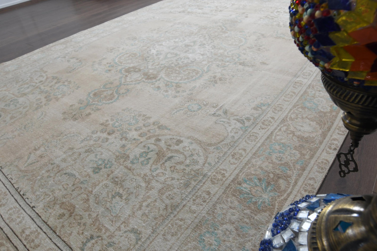 9.1x12.6 ft, LUxURY VINTAGE RUG - 8