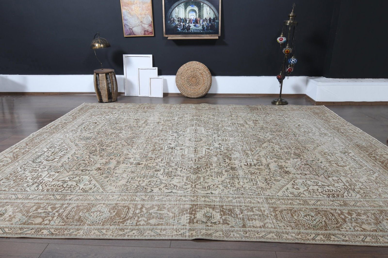 9.2x12.1 ft, LUxURY VINTAGE RUG - 9