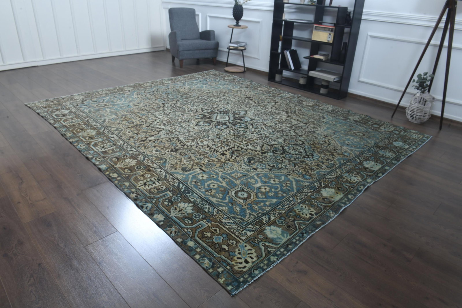 9'2x11'3 ft, PERSIAN DECOR RUG, Vintage Persian - 6