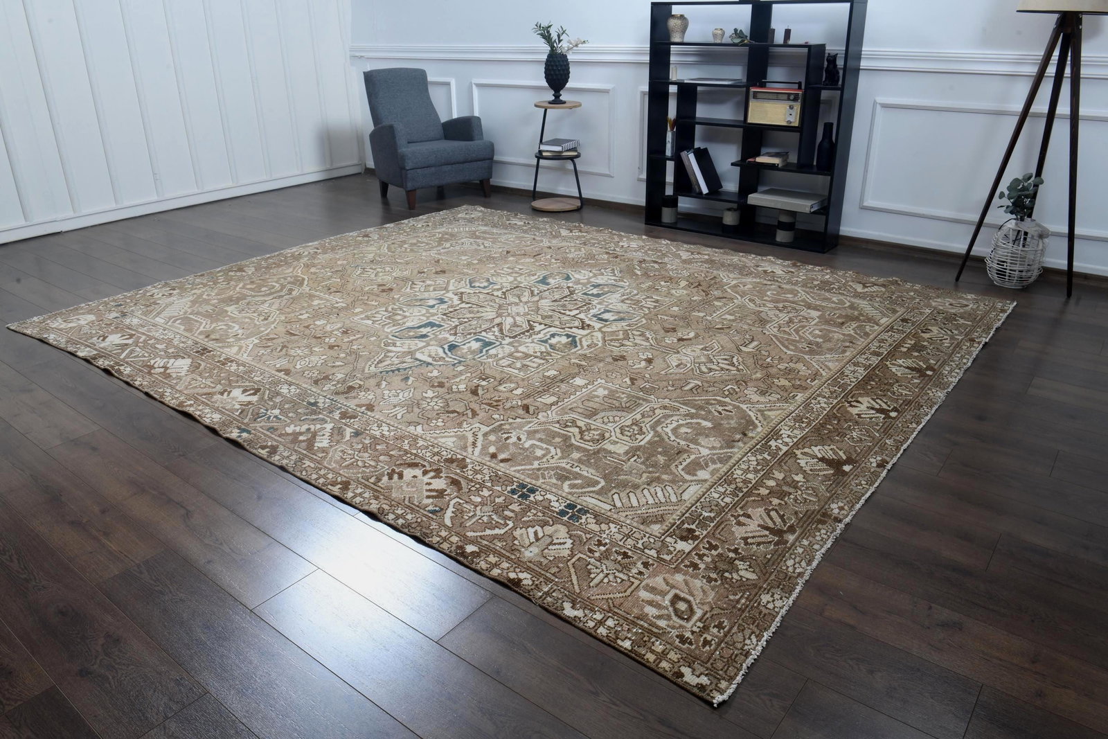 9.6x11.9 ft, PERSIAN ANTIQUE RUG - 5