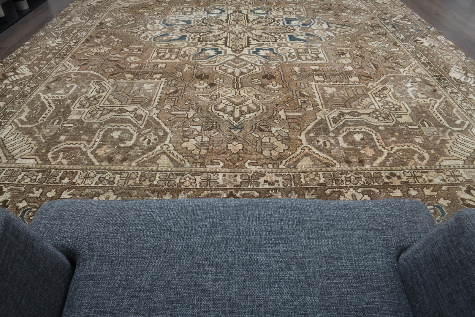 9.6x11.9 ft, PERSIAN ANTIQUE RUG - 6