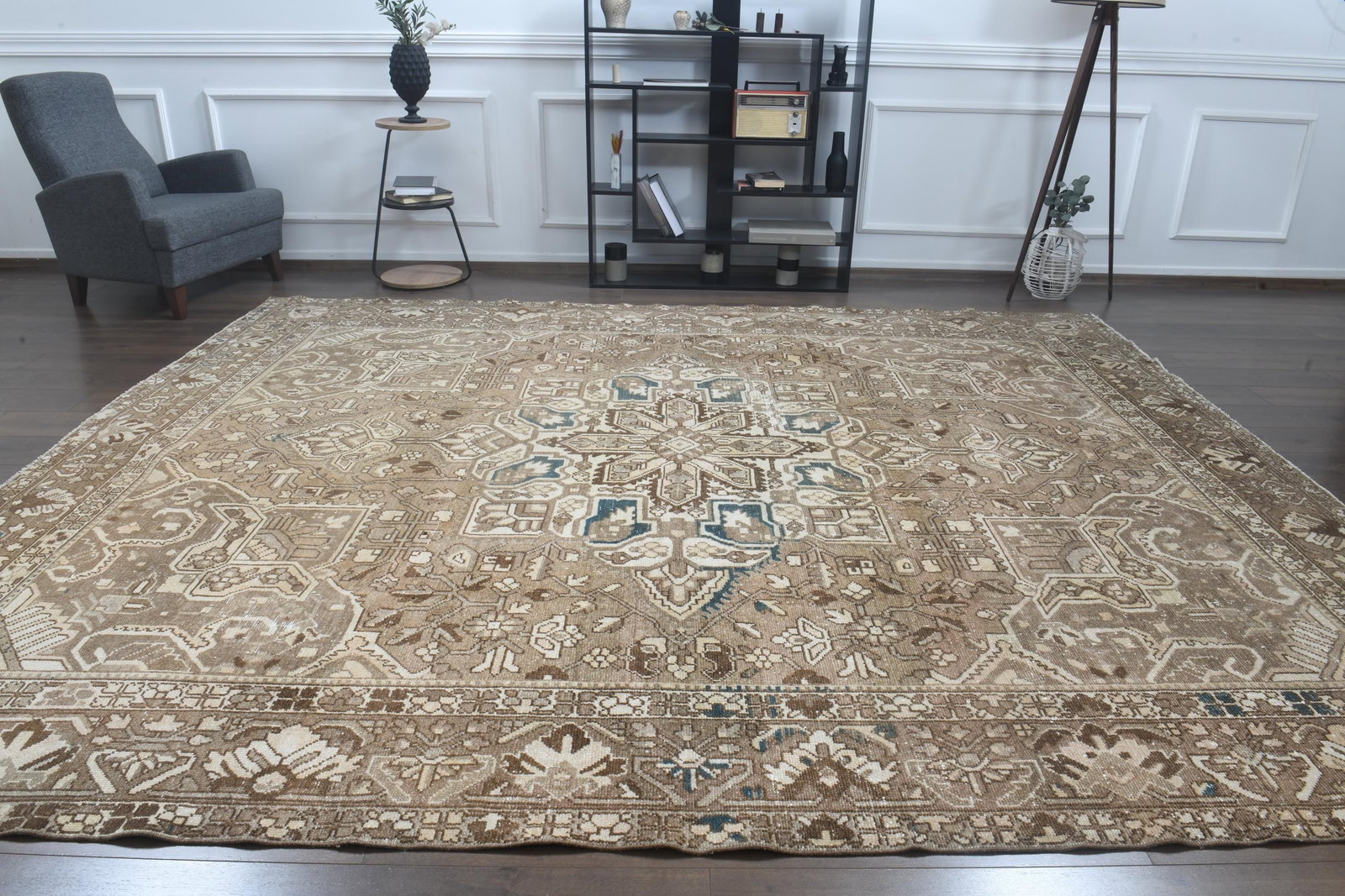 9.6x11.9 ft, PERSIAN ANTIQUE RUG - 9