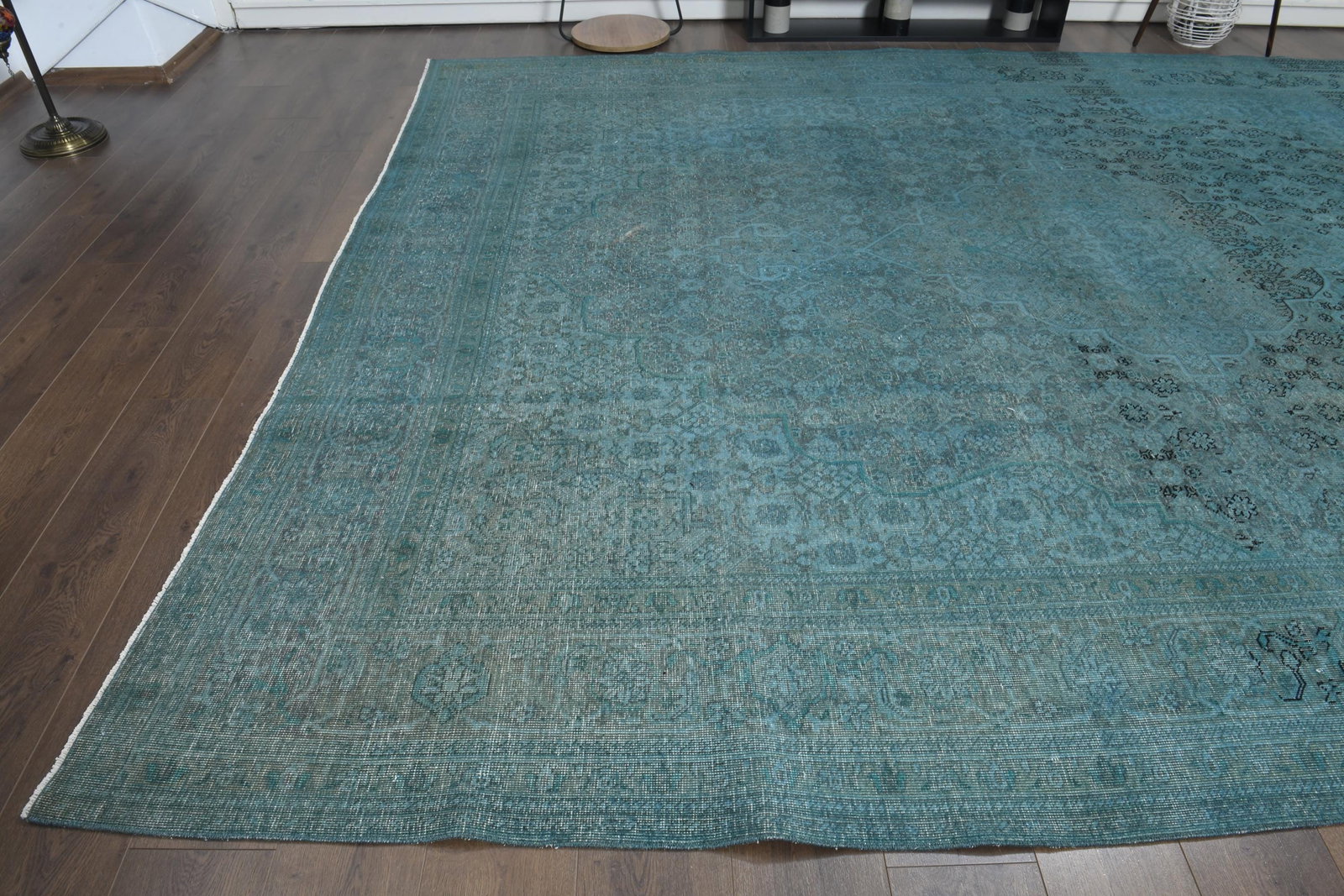 9'7x12'6 ft, HANDMADE ANTIQUE RUG, Living Room - 4