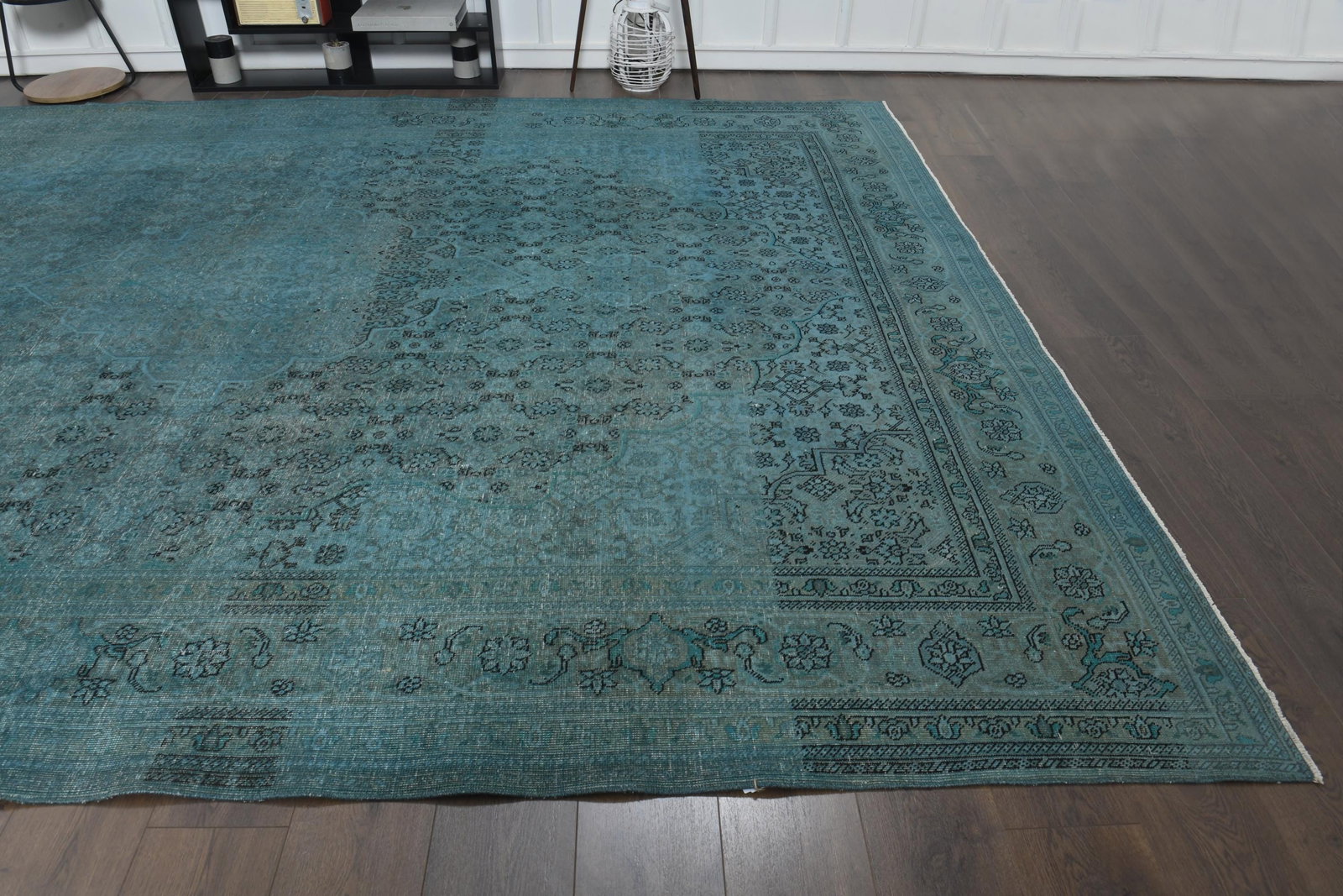 9'7x12'6 ft, HANDMADE ANTIQUE RUG, Living Room - 5