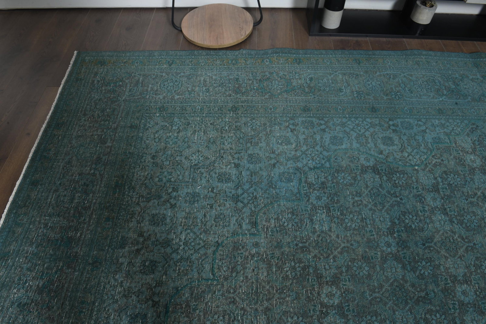 9'7x12'6 ft, HANDMADE ANTIQUE RUG, Living Room - 8