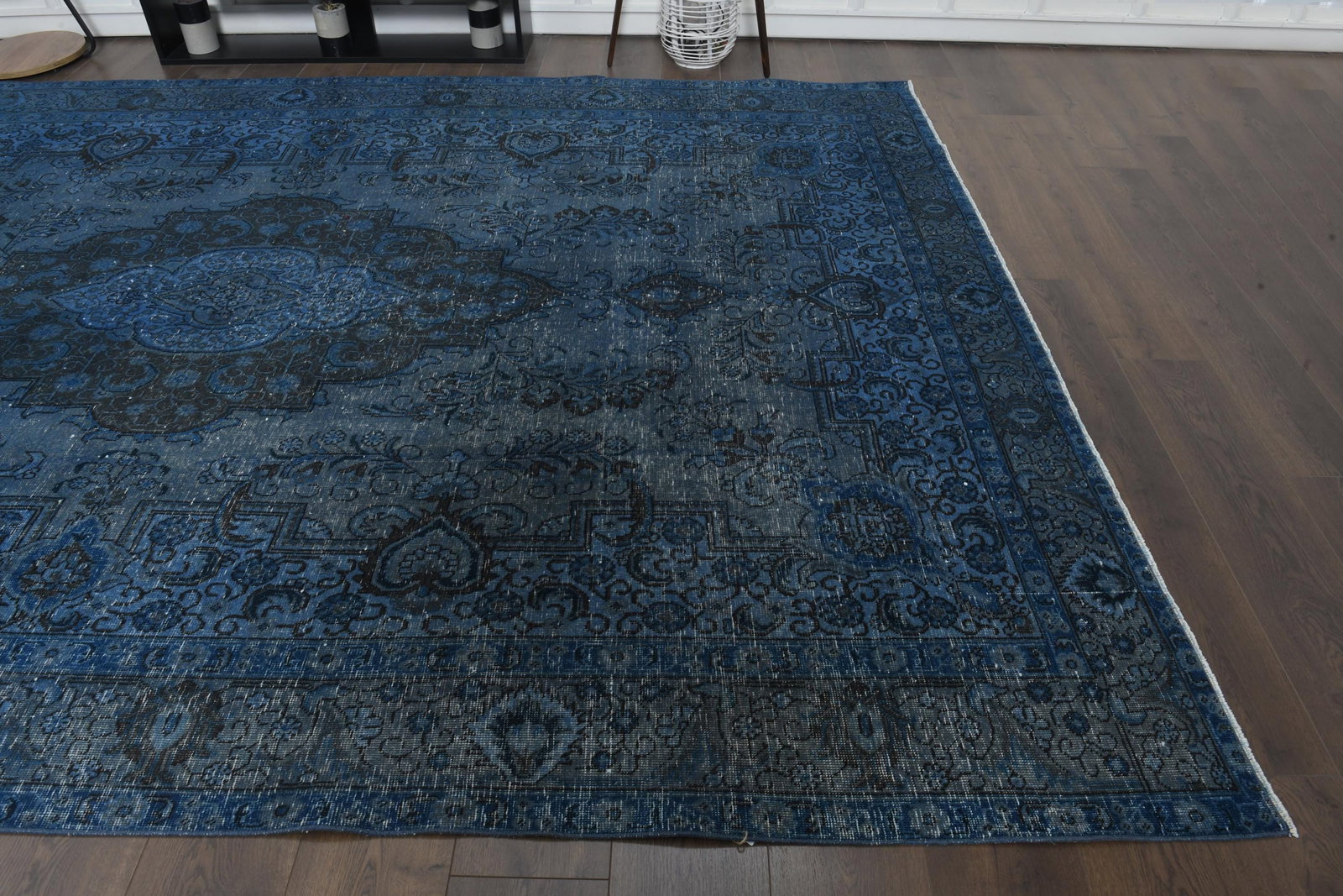 8x11.8 ft, HANDMADE ANTIQUE RUG, Living Room - 4
