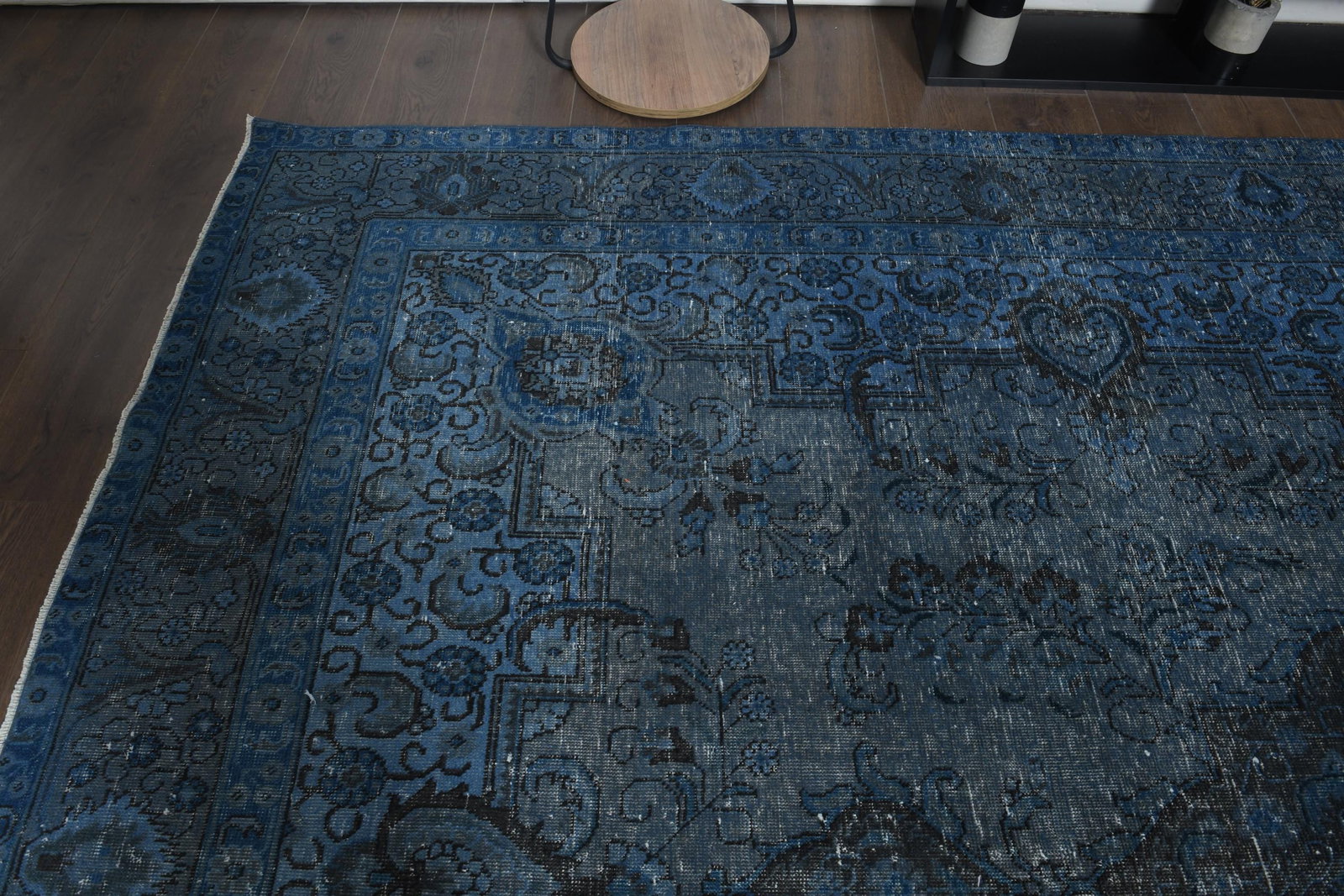 8x11.8 ft, HANDMADE ANTIQUE RUG, Living Room - 7