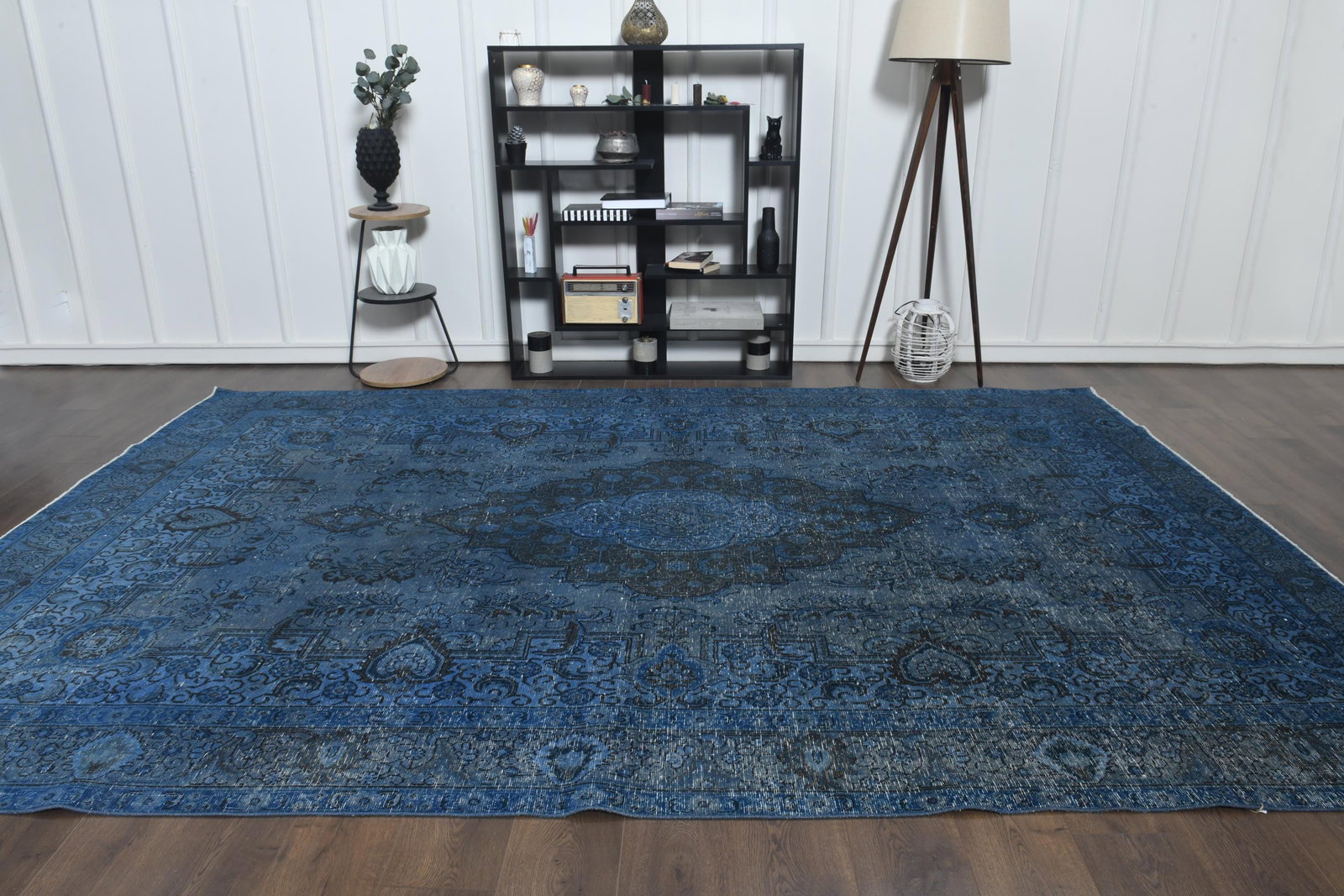8x11.8 ft, HANDMADE ANTIQUE RUG, Living Room - 9