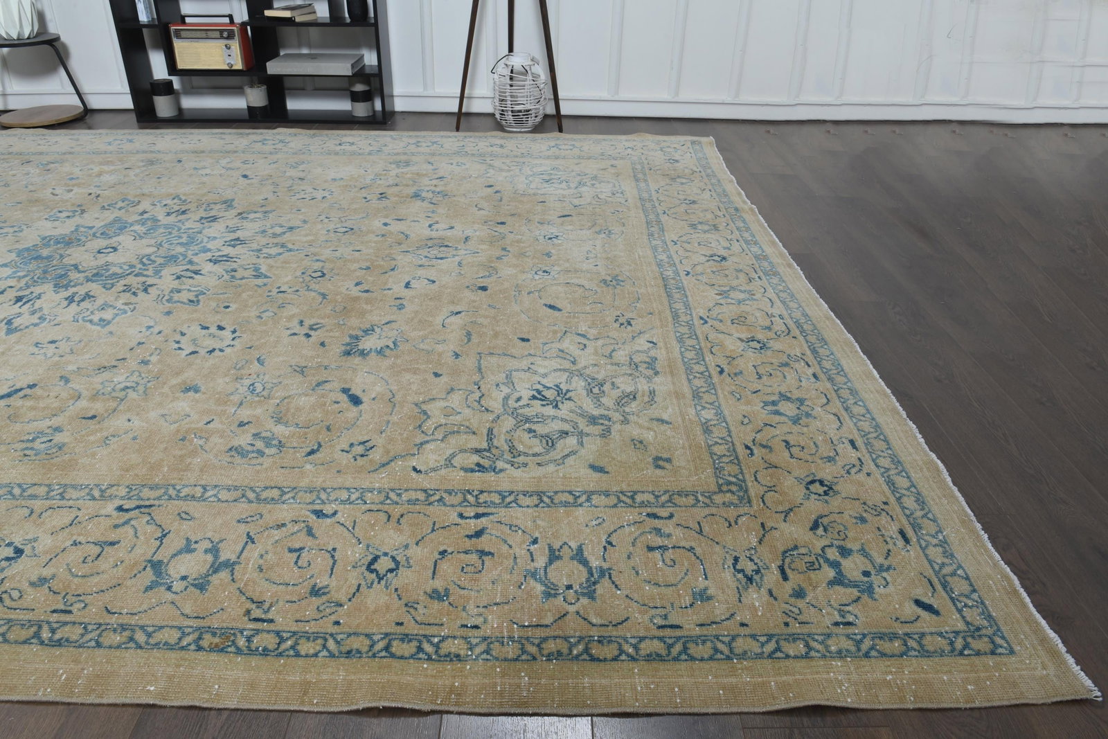 9.8x13.2 ft, Vintage Turkish Rug, Oushak Rug - 3