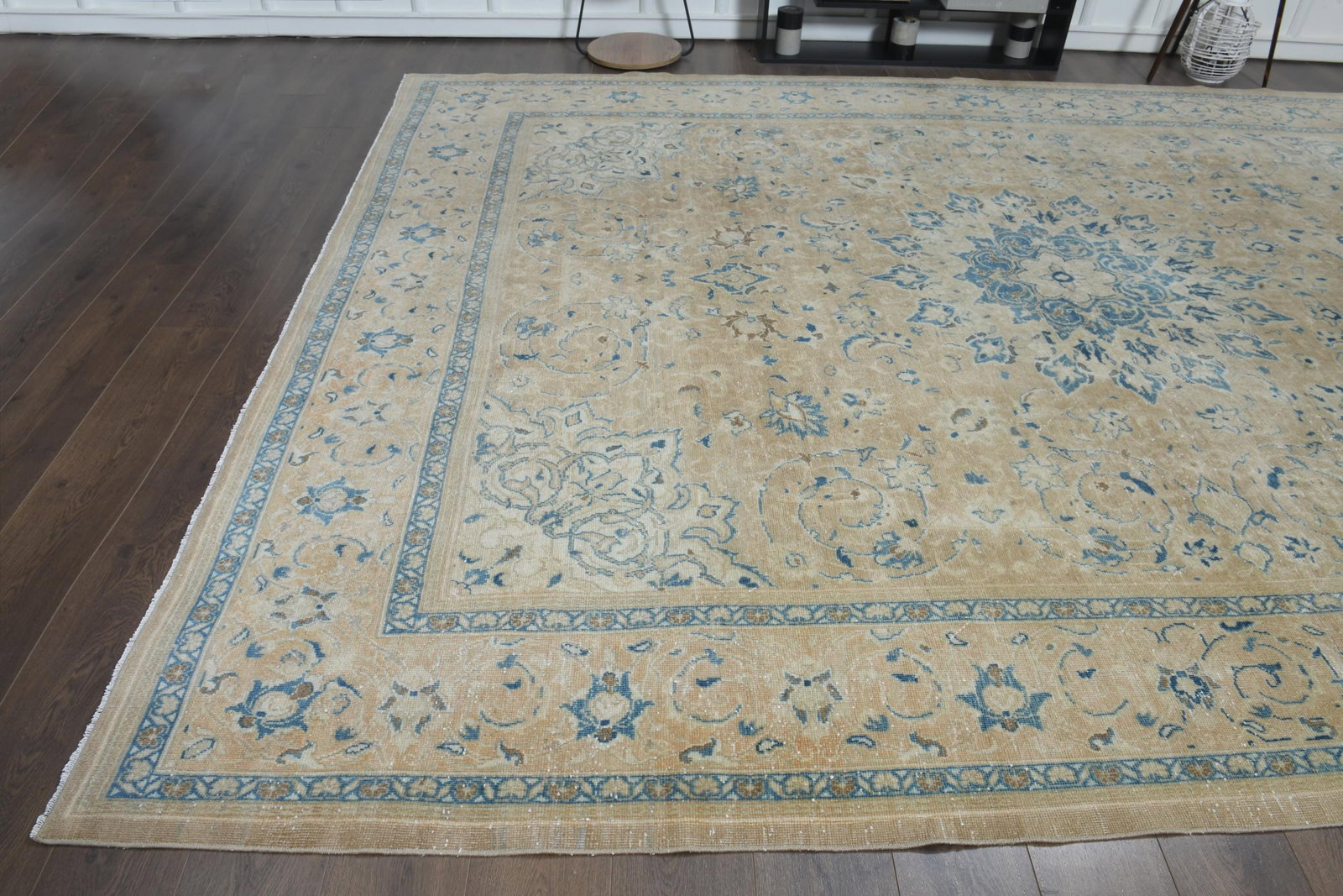 9.8x13.2 ft, Vintage Turkish Rug, Oushak Rug - 5