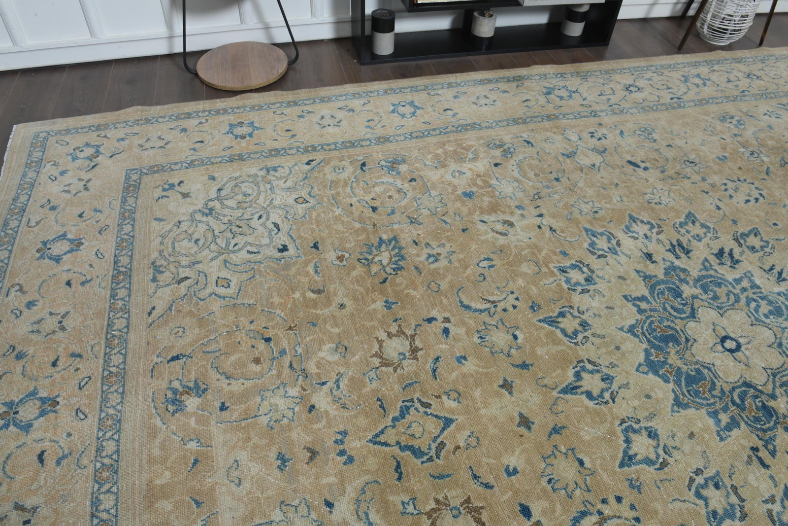 9.8x13.2 ft, Vintage Turkish Rug, Oushak Rug - 7