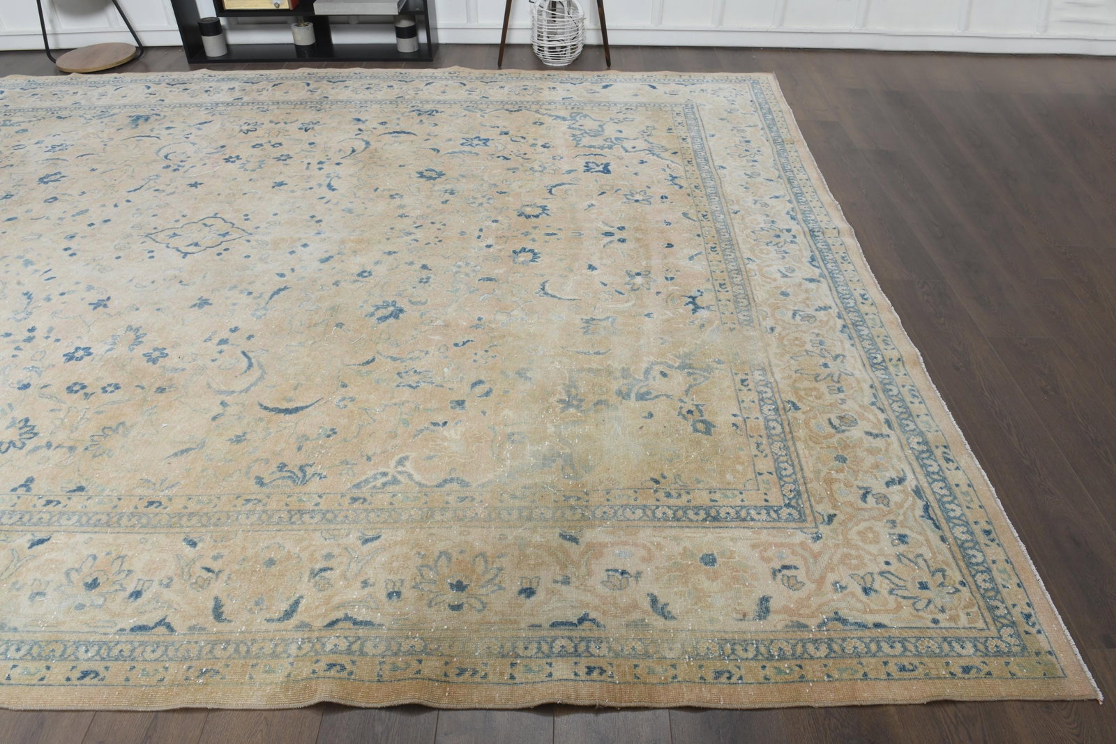 10x13.8 ft, OVERSIZED PERSIAN STYLE Vintage Bohemian Rug - 7