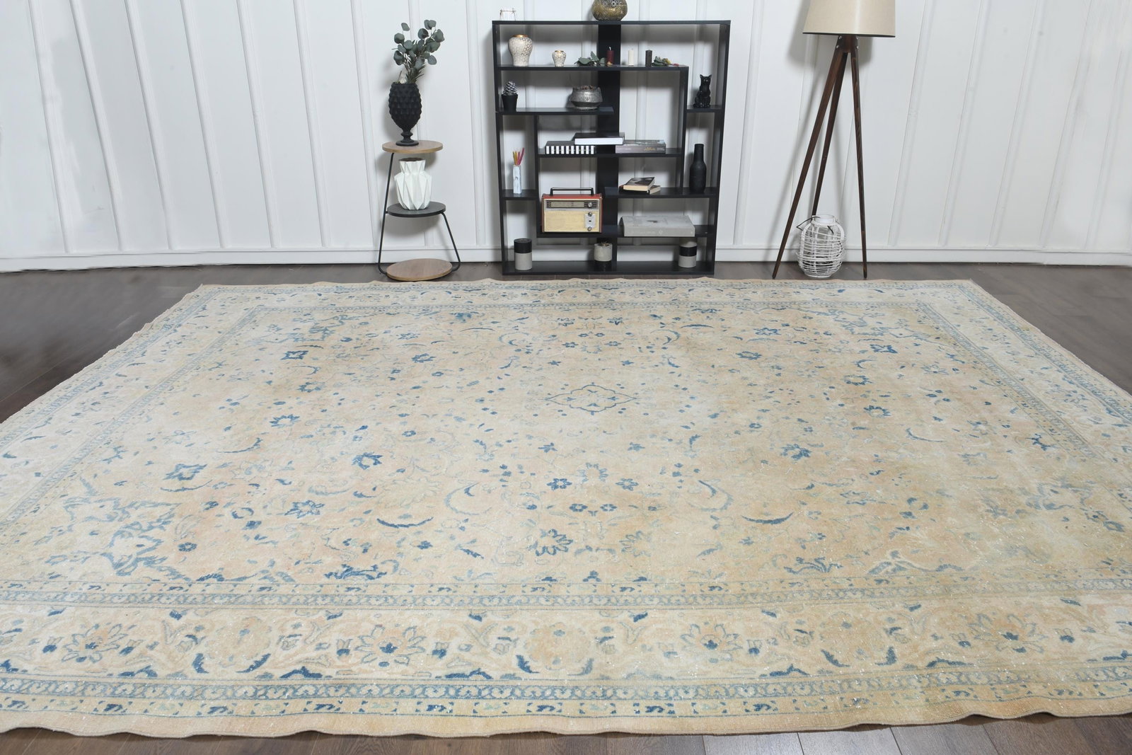10x13.8 ft, OVERSIZED PERSIAN STYLE Vintage Bohemian Rug - 9