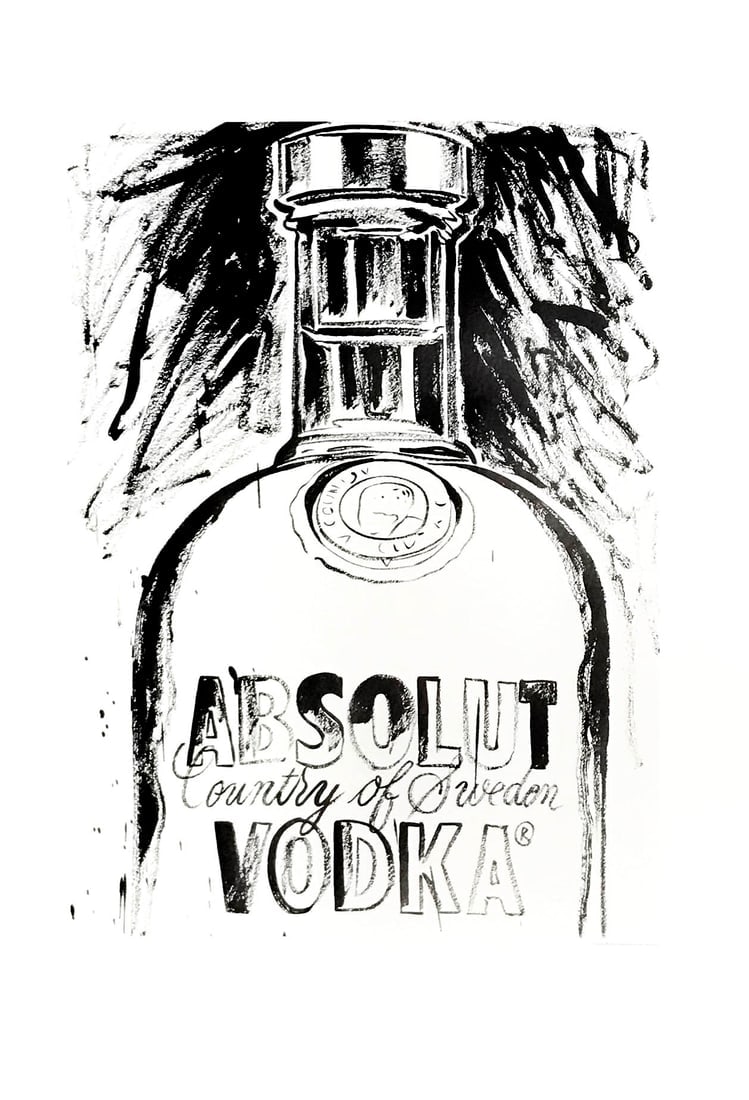 1999 Andy Warhol Absolute VodKa 5 Print Pop Art (1 of 1)