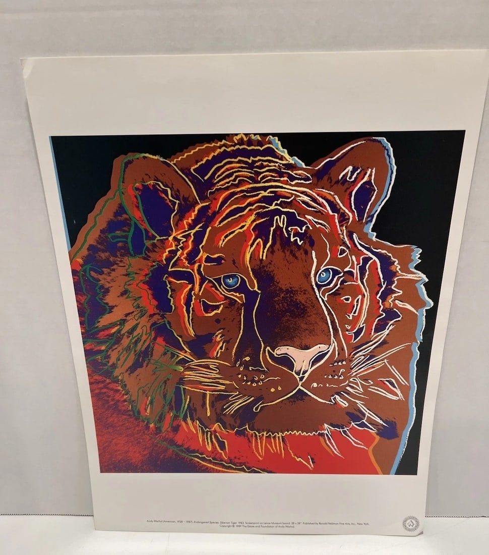 Andy Warhol Pop Art Siberian Tiger 1983 - 2