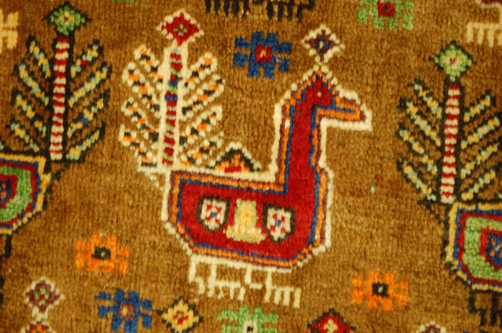 Persian SHIRAZ RUG 1'11" x 2' - 2