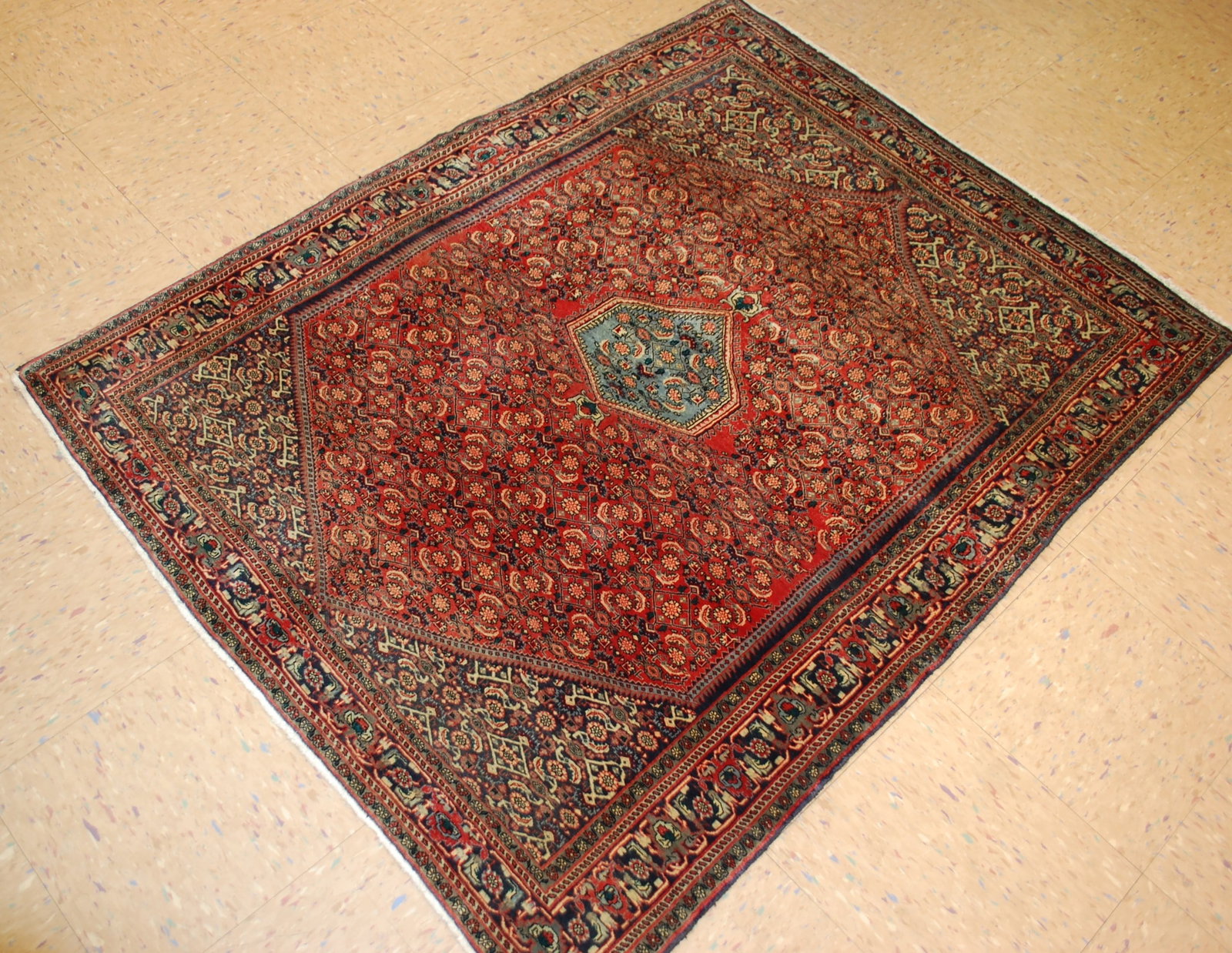 Persian BEJAR RUG 3'8" x 4'10" - 4