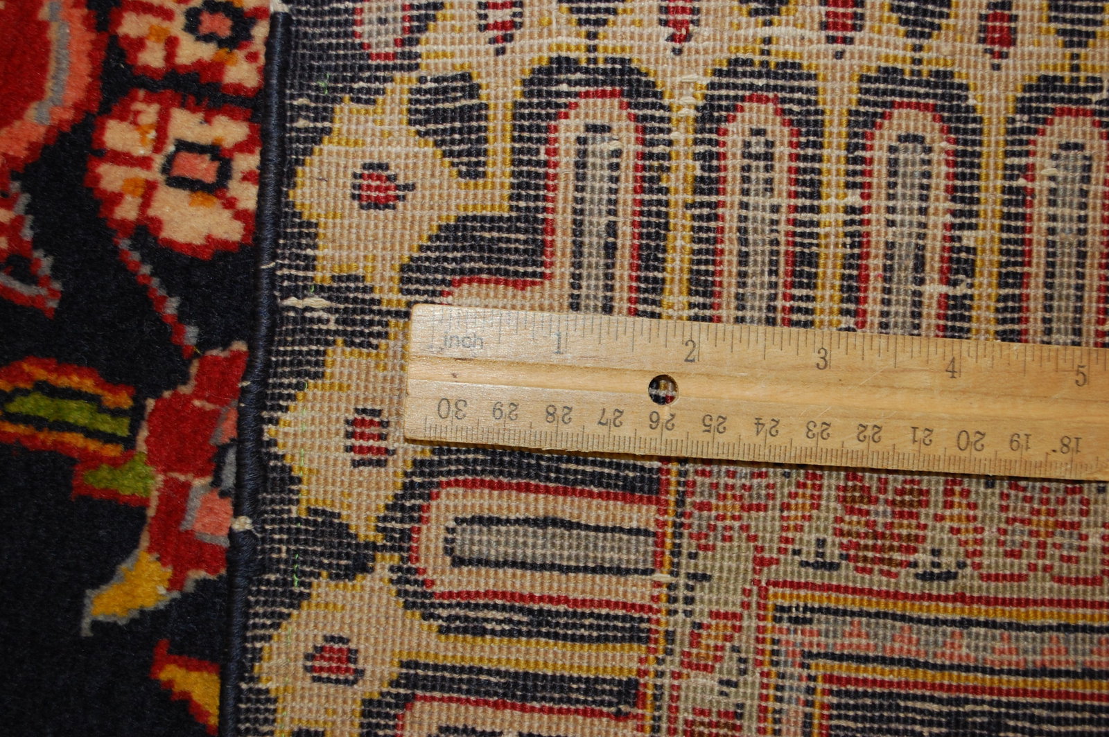 PERSIAN -KASHAN RUG 3'1" x 3'1" - 14