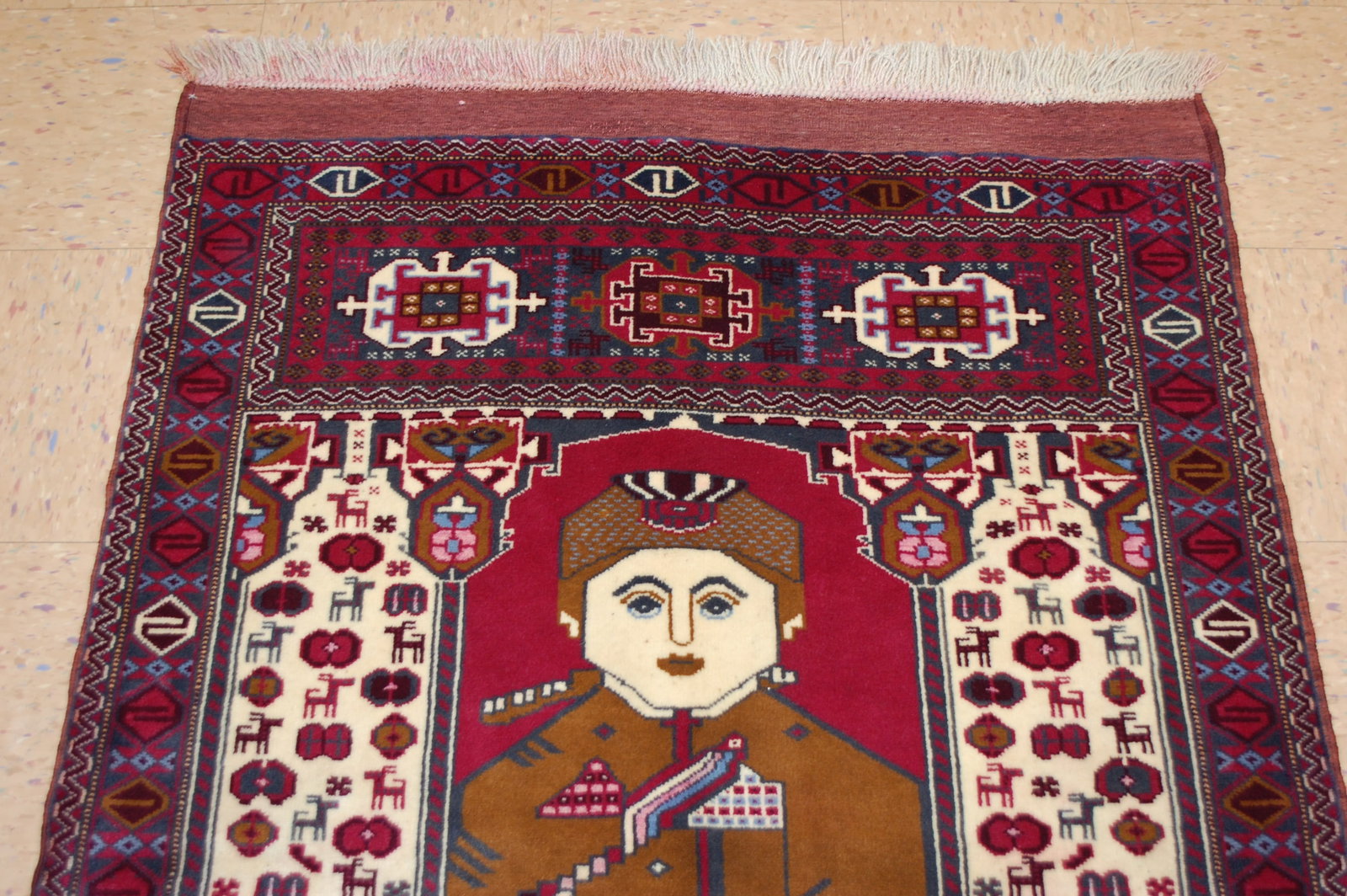 PERSIAN BALOUCHI RUG 3'6" x 4' - 2