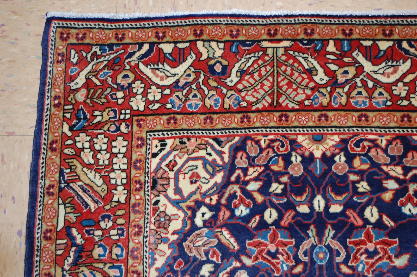 Persian SAROUK RUG 3'7" X 6'2" - 4