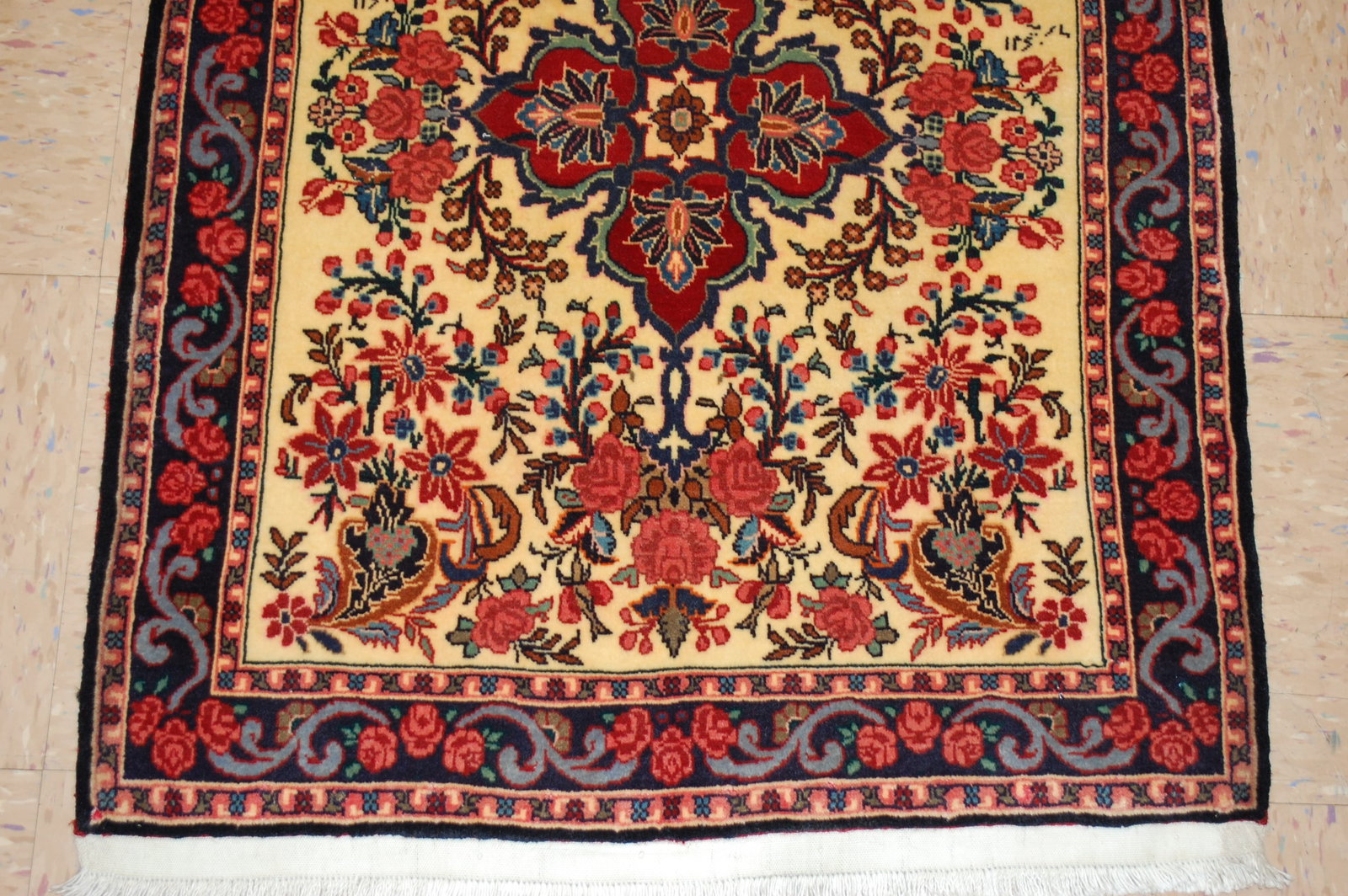 Persian BEJAR RUG 2'4" x 2'10" - 3