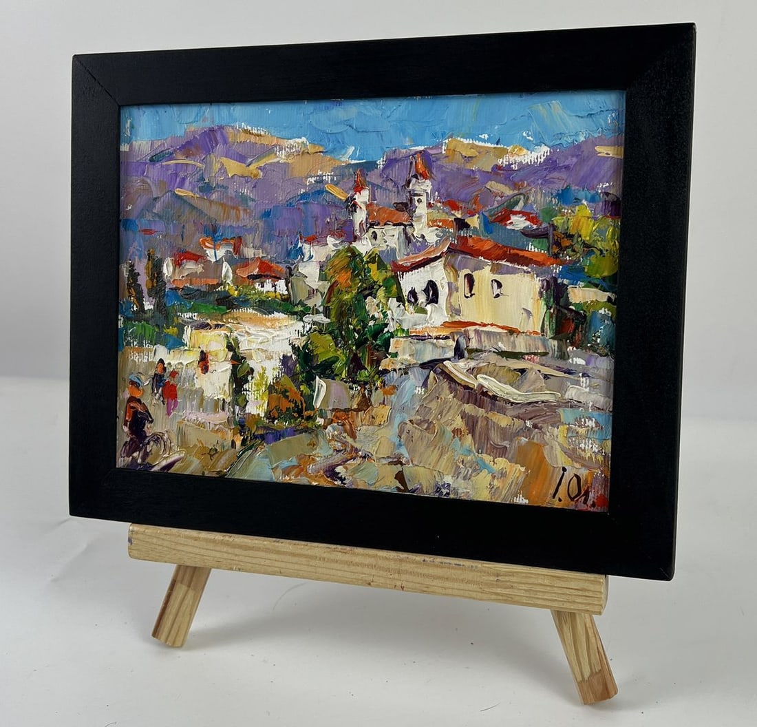 Oil painting Streets of the Rocky City Oleksiy Ivanyuk - 2