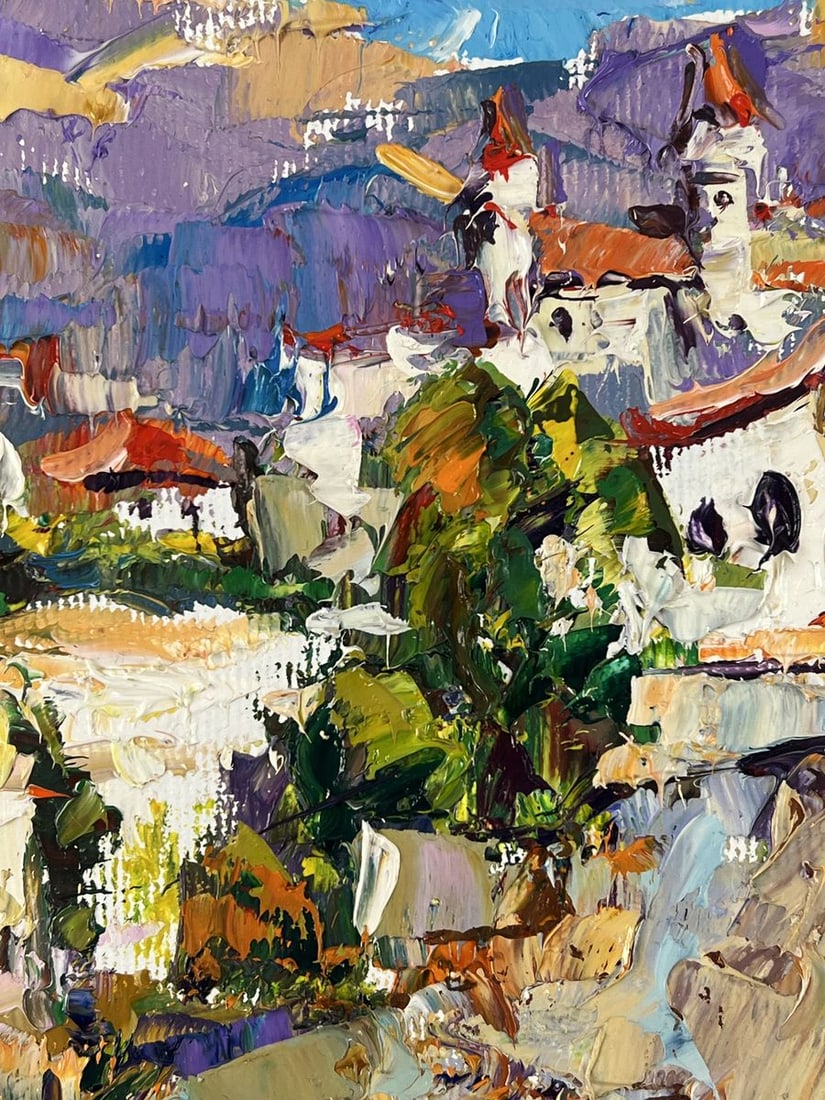 Oil painting Streets of the Rocky City Oleksiy Ivanyuk - 7
