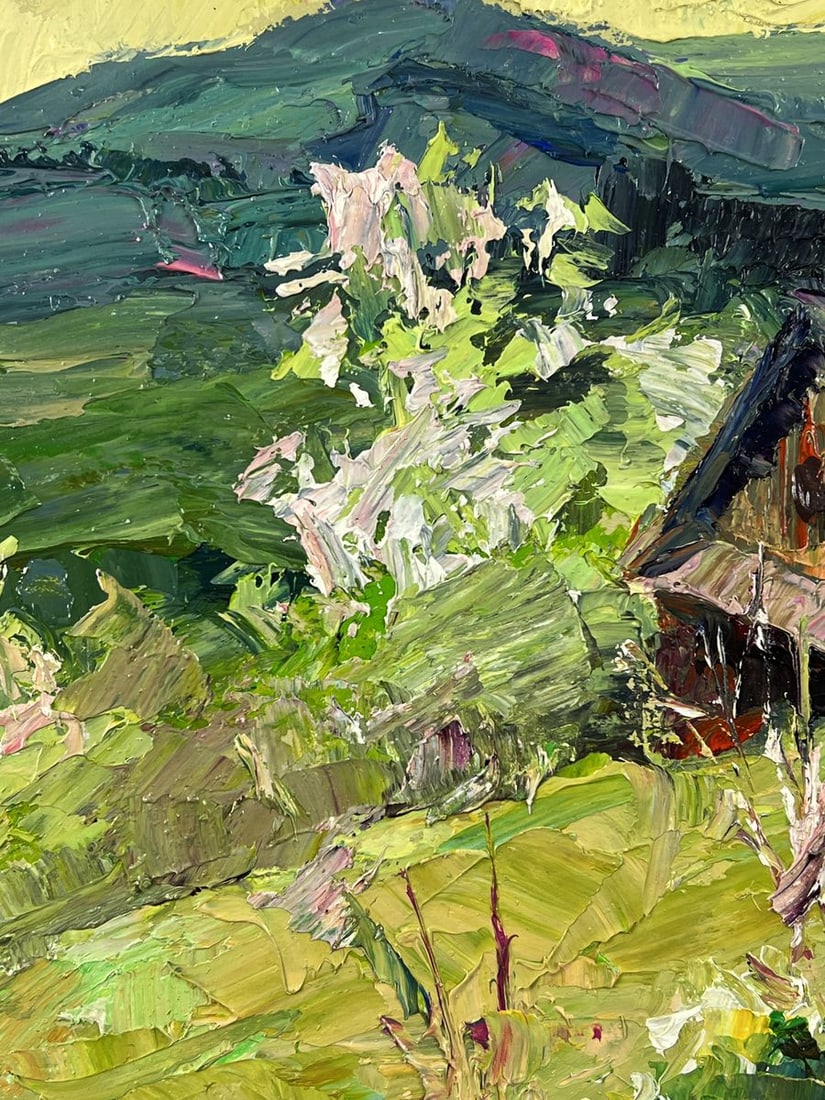 Oil painting Spring in the Endless Mountains Boris Serdyuk - 7