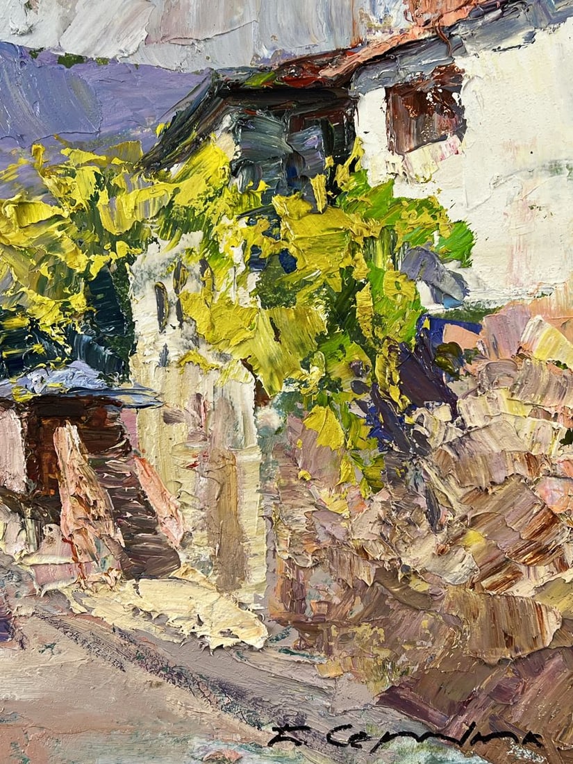 Oil painting The City Before the Mountain Boris Serdyuk - 10